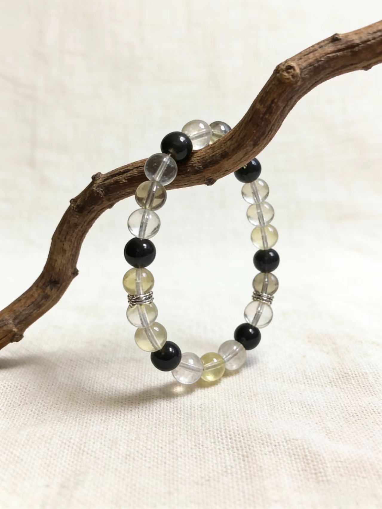 Zodiac Rooster・Golden Luck Auspicious-Starting Crystal String - Exclusive to Yang Metal Destiny for Progressive Wealth Generation, Natural Crystal Bracelet