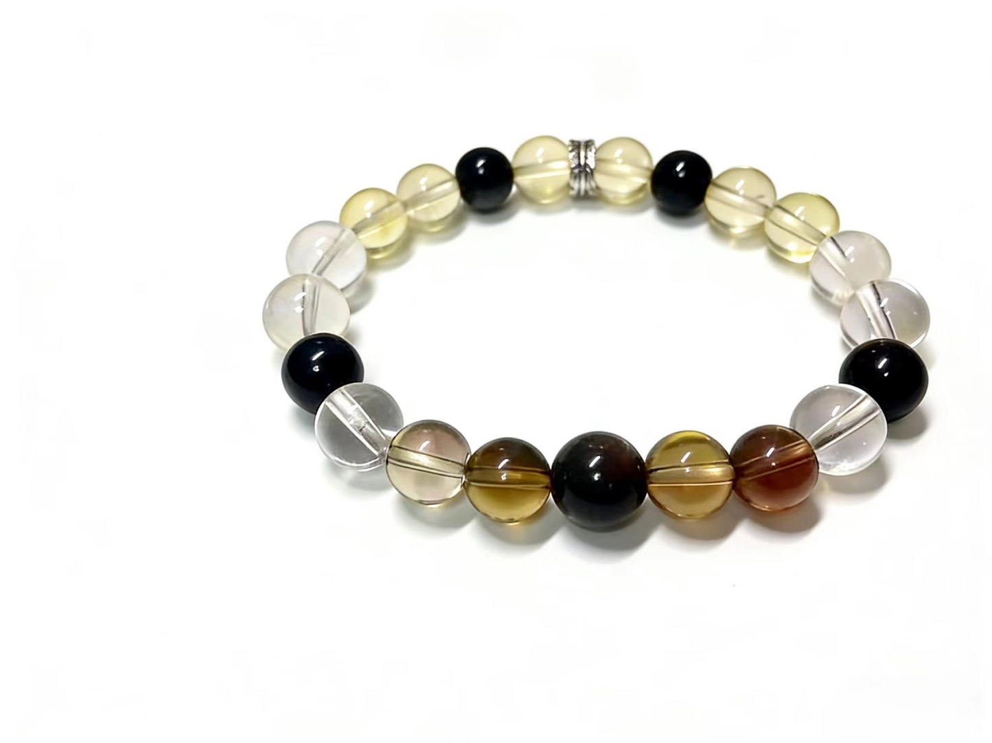 Zodiac Rooster・Golden Luck Auspicious-Starting Crystal String - Exclusive to Yang Metal Destiny for Progressive Wealth Generation, Natural Crystal Bracelet