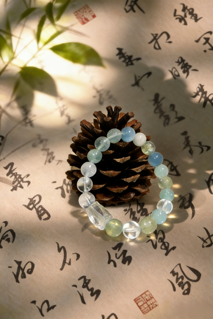 Zodiac Rabbit・Yin Wood Moisturizing & Spiritual Crystal Bracelet - Exclusive to Gentle Wisdom Destiny for Nourishment and Vitality, Natural Crystal Bracelet