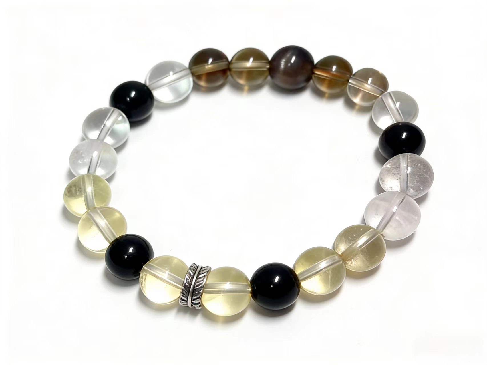 Zodiac Rooster・Golden Luck Auspicious-Starting Crystal String - Exclusive to Yang Metal Destiny for Progressive Wealth Generation, Natural Crystal Bracelet