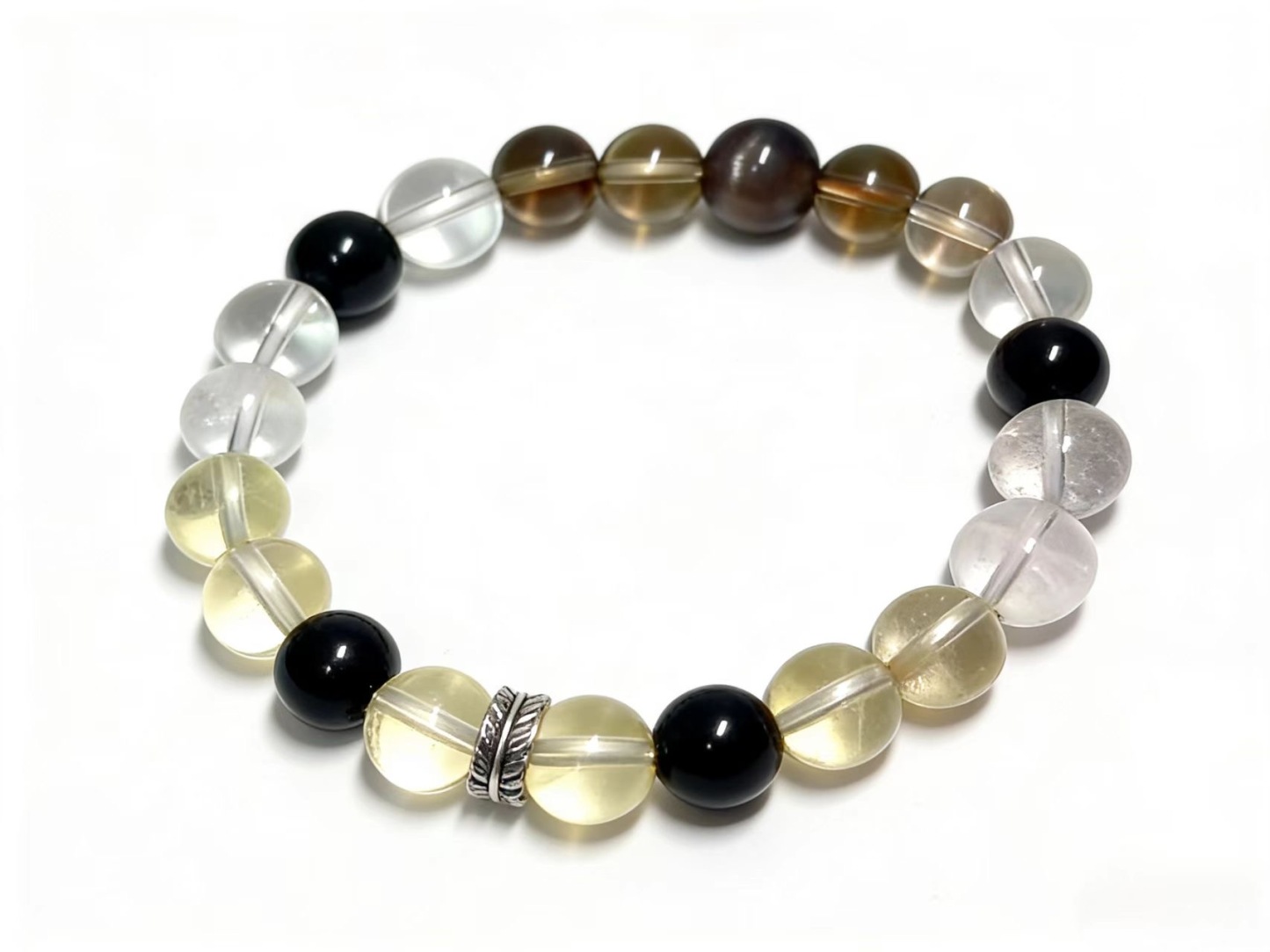 Zodiac Rooster・Golden Luck Auspicious-Starting Crystal String - Exclusive to Yang Metal Destiny for Progressive Wealth Generation, Natural Crystal Bracelet