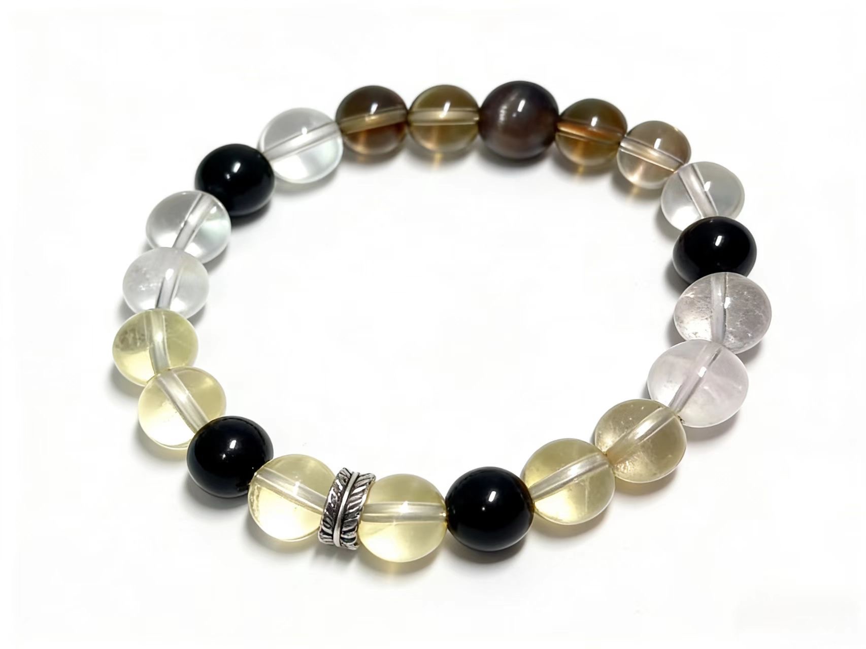 Zodiac Rooster・Golden Luck Auspicious-Starting Crystal String - Exclusive to Yang Metal Destiny for Progressive Wealth Generation, Natural Crystal Bracelet