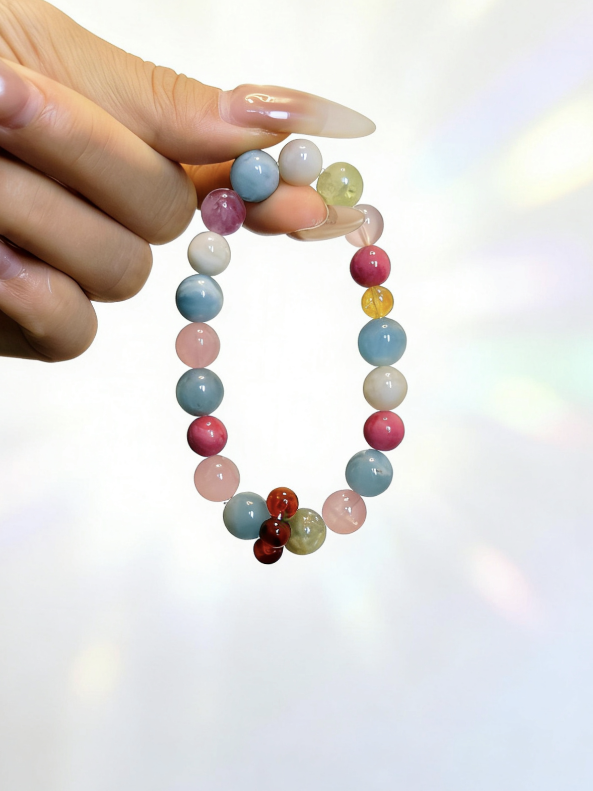 Summer Candy · Pastel Multi-Gem Bracelet