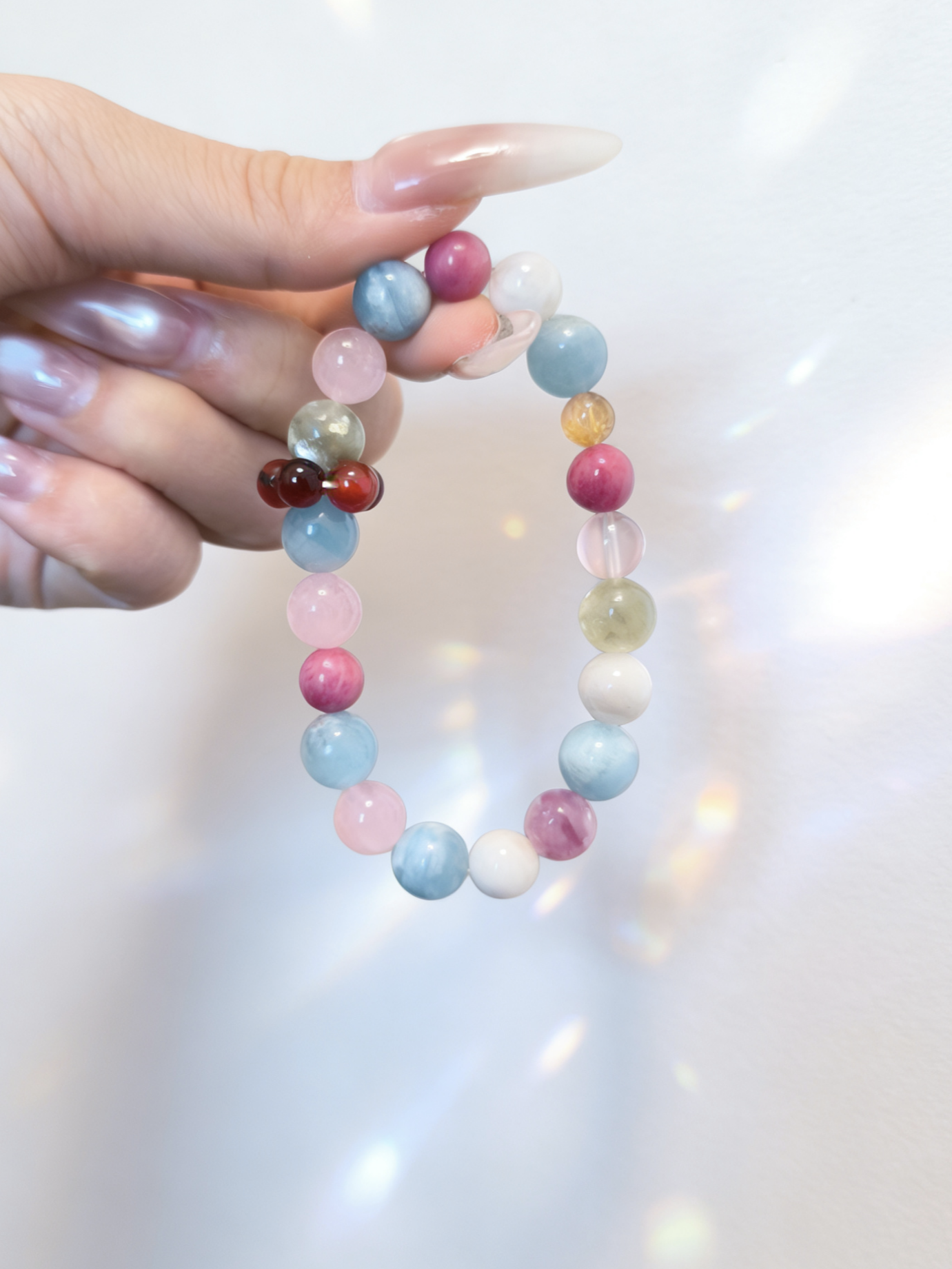 Summer Candy · Pastel Multi-Gem Bracelet