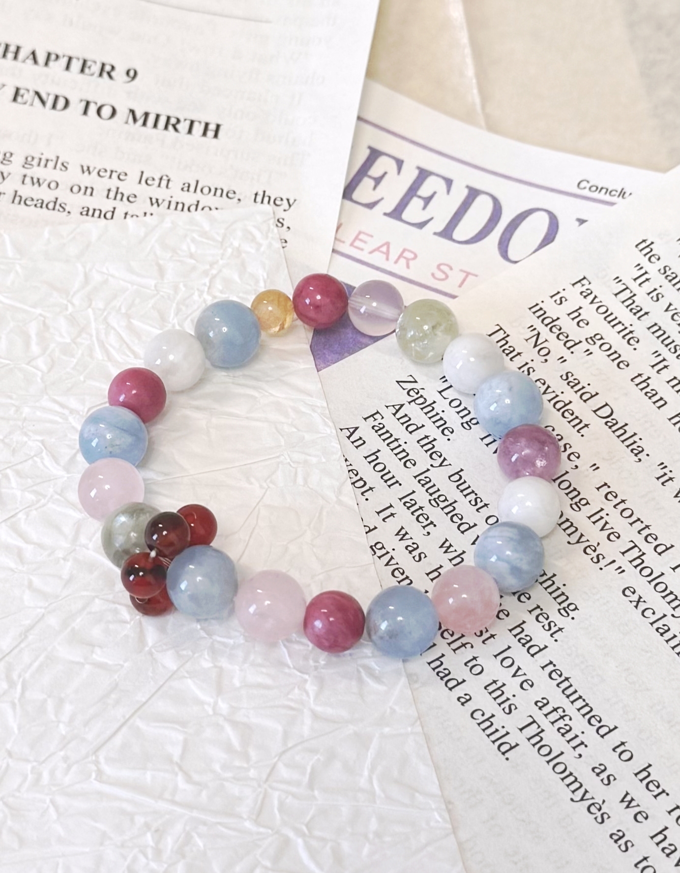Summer Candy · Pastel Multi-Gem Bracelet