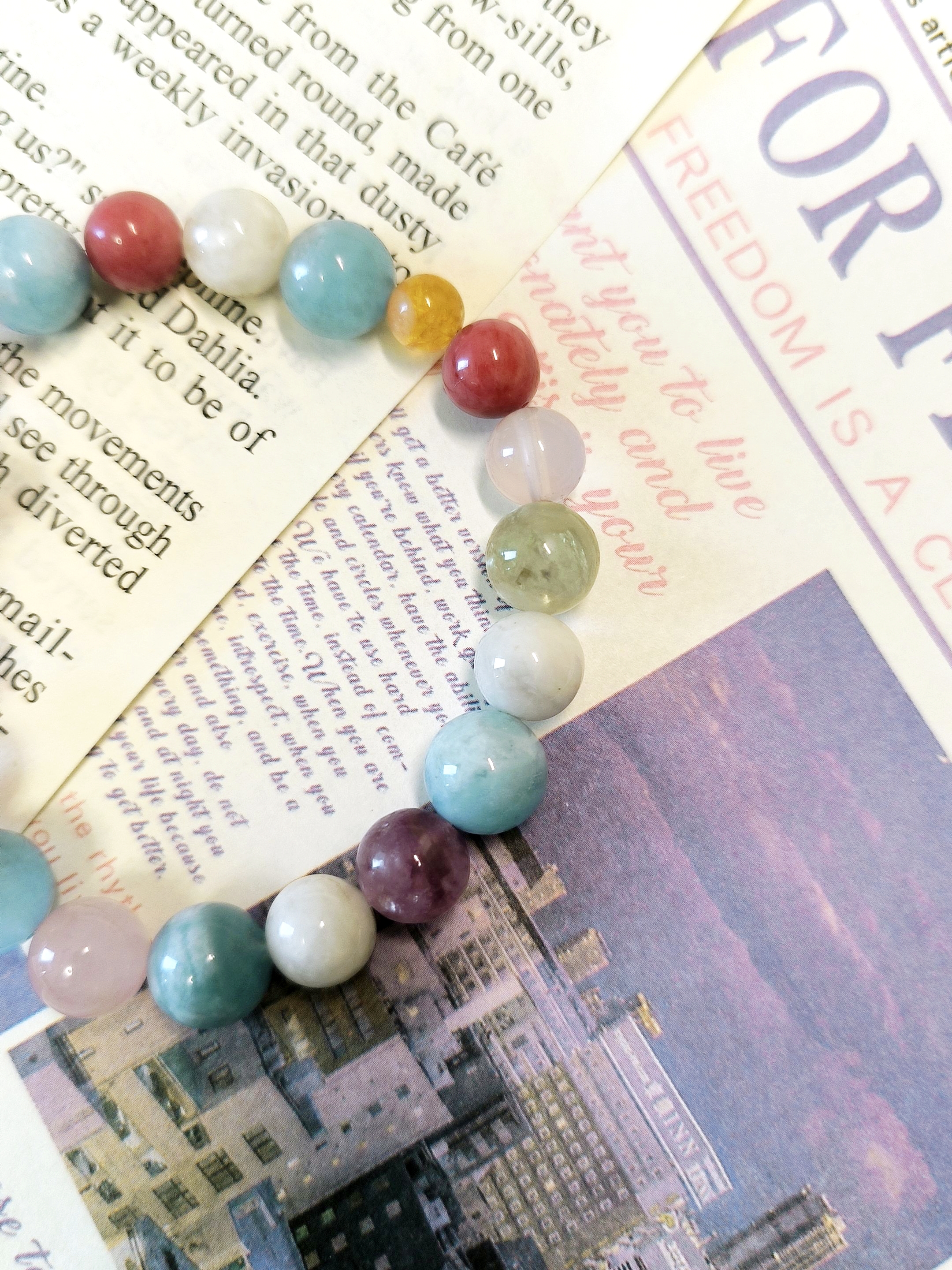 Summer Candy · Pastel Multi-Gem Bracelet