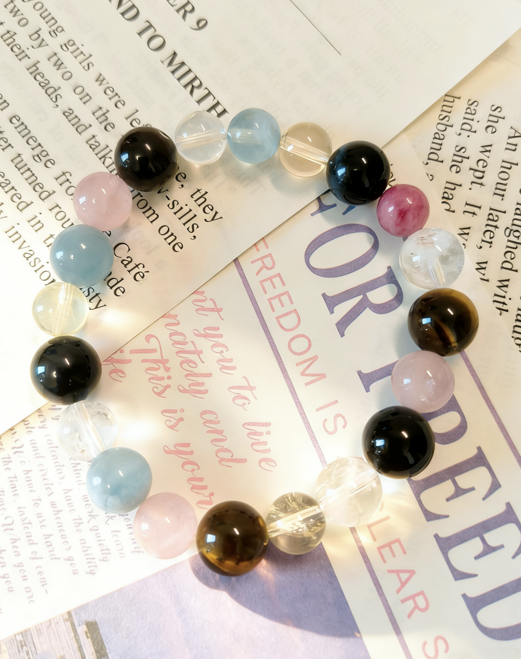 Summer Spectrum · Colorful Multi-Gem Bracelet
