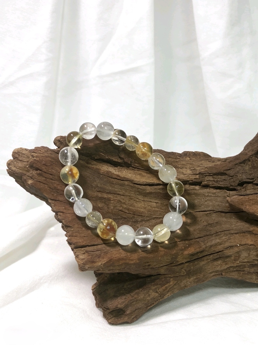 Zodiac Monkey・Yang Metal Blessing-Gathering Crystal Bracelet - Intelligent Destiny for Auspiciousness and Wealth Gathering, Natural Crystal Bracelet