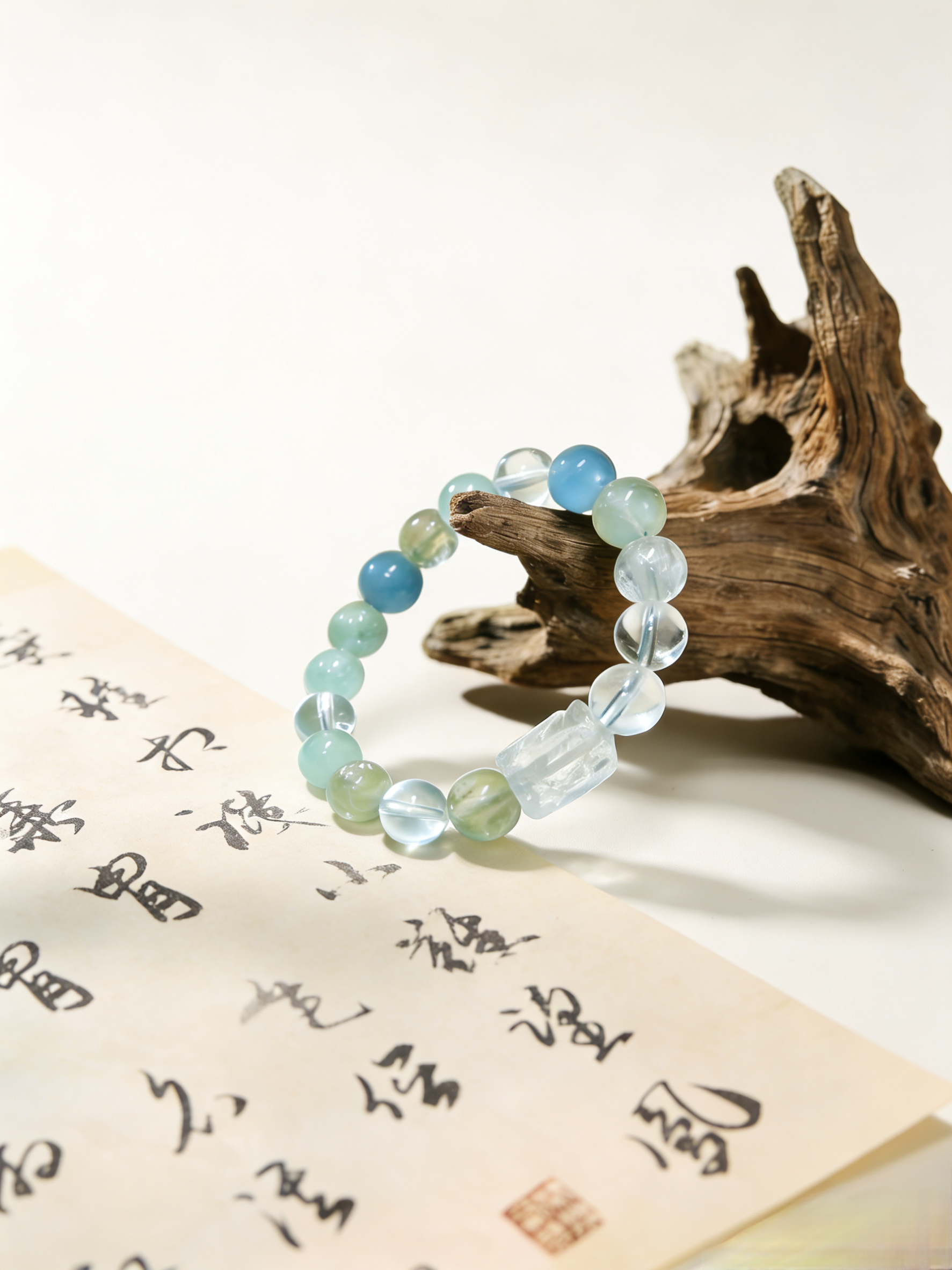 Zodiac Rabbit・Yin Wood Moisturizing & Spiritual Crystal Bracelet - Exclusive to Gentle Wisdom Destiny for Nourishment and Vitality, Natural Crystal Bracelet