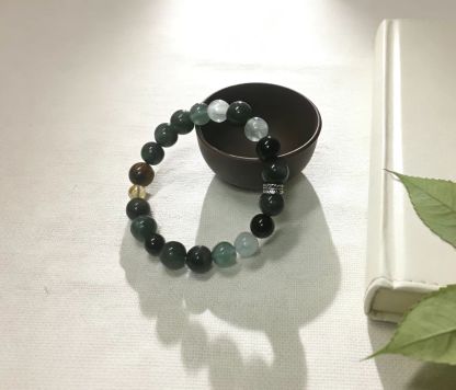 Zodiac Tiger・Yang Wood Luck-Enhancing Crystal Bracelet - Exclusive to Courageous Destiny for Five Elements Energy Gathering, Natural Crystal Bracelet