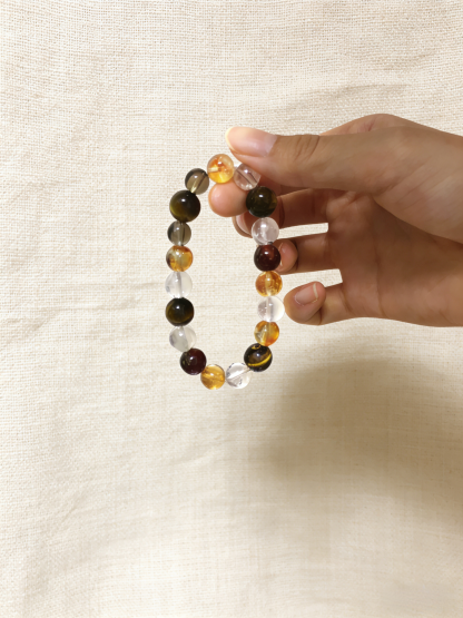 Zodiac Dragon・Yang Earth Fortune-Stabilizing Crystal Bracelet - Exclusive to Majestic Destiny for Blessing Gathering, Natural Crystal Bracelet