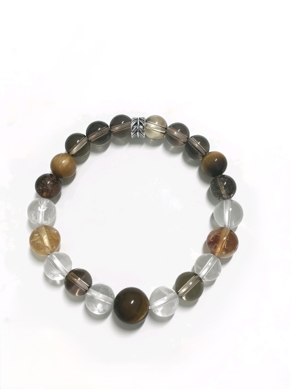Zodiac Ox · Yin Earth Blessing-Gathering Crystal Bracelet - Exclusive to Steady Destiny for Auspiciousness and Blessing Accumulation, Natural Crystal Bracelet