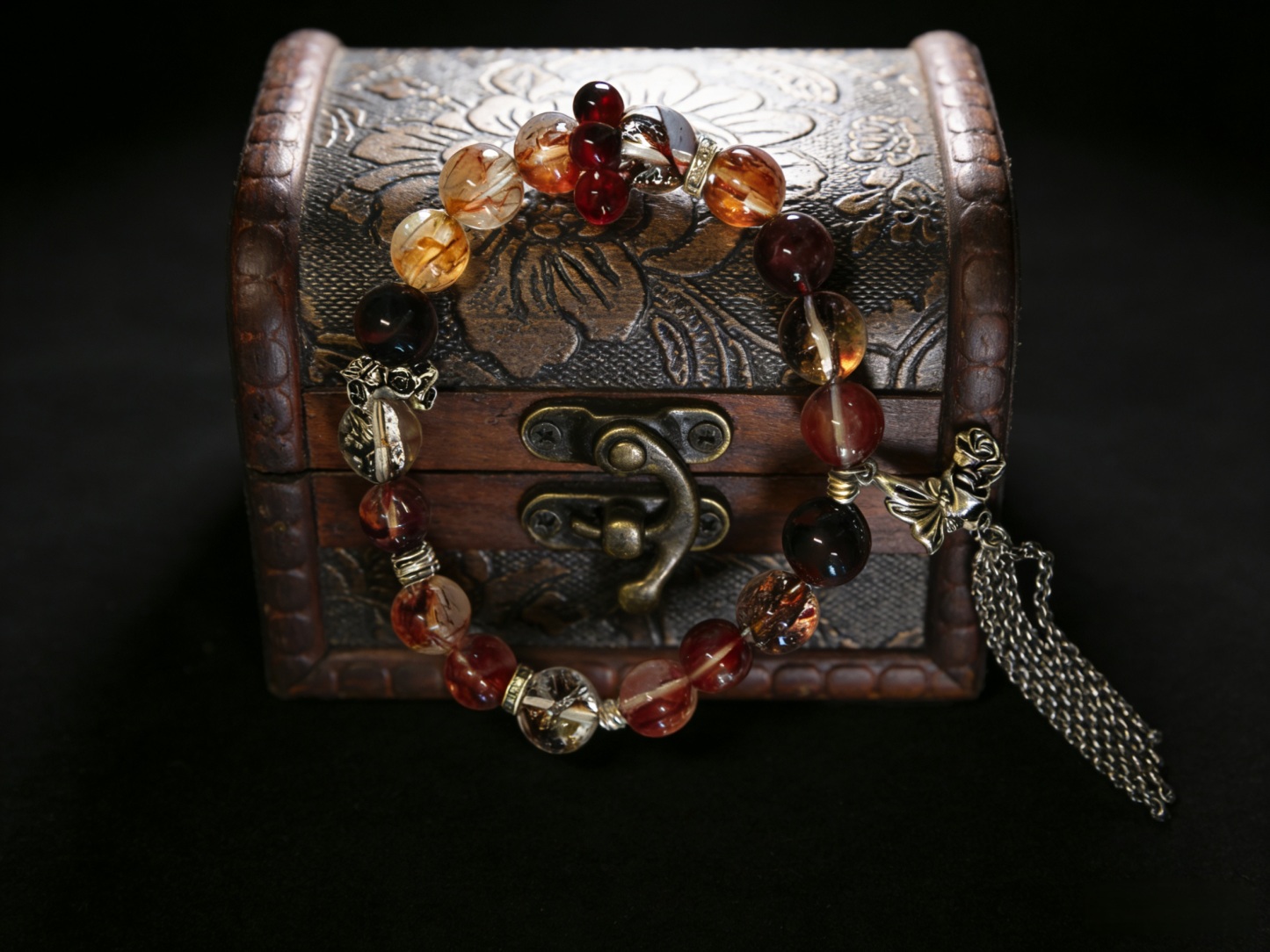 Five Elements Fire · Chi Yao Radiant Crystal Bracelet (Bright Blessing Style)