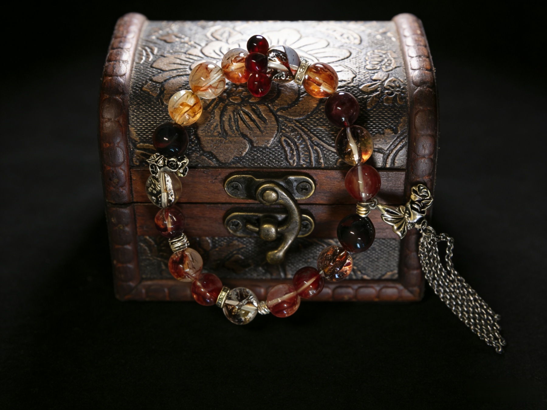 Five Elements Fire · Chi Yao Radiant Crystal Bracelet (Bright Blessing Style)