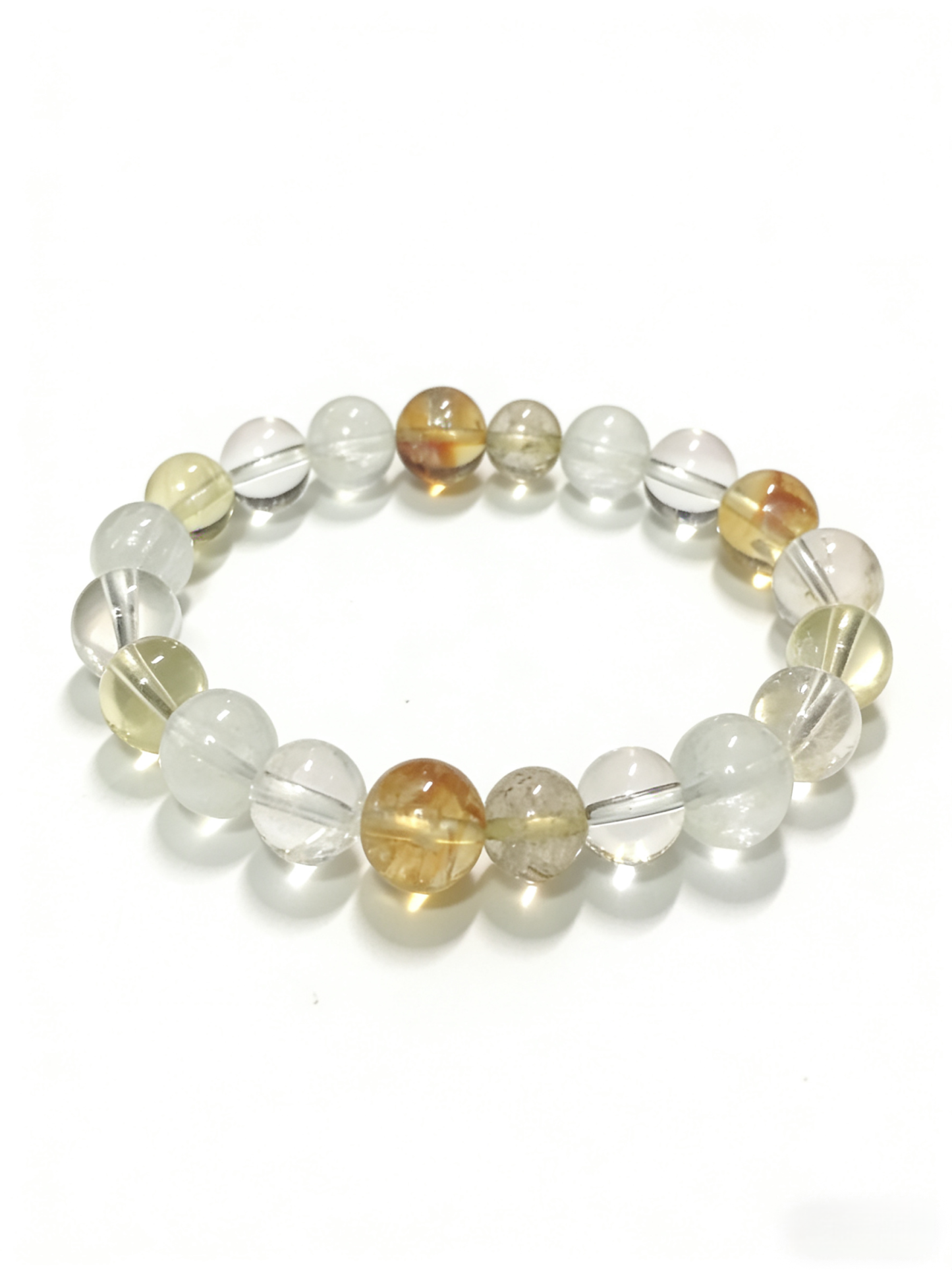 Zodiac Monkey・Yang Metal Blessing-Gathering Crystal Bracelet - Intelligent Destiny for Auspiciousness and Wealth Gathering, Natural Crystal Bracelet