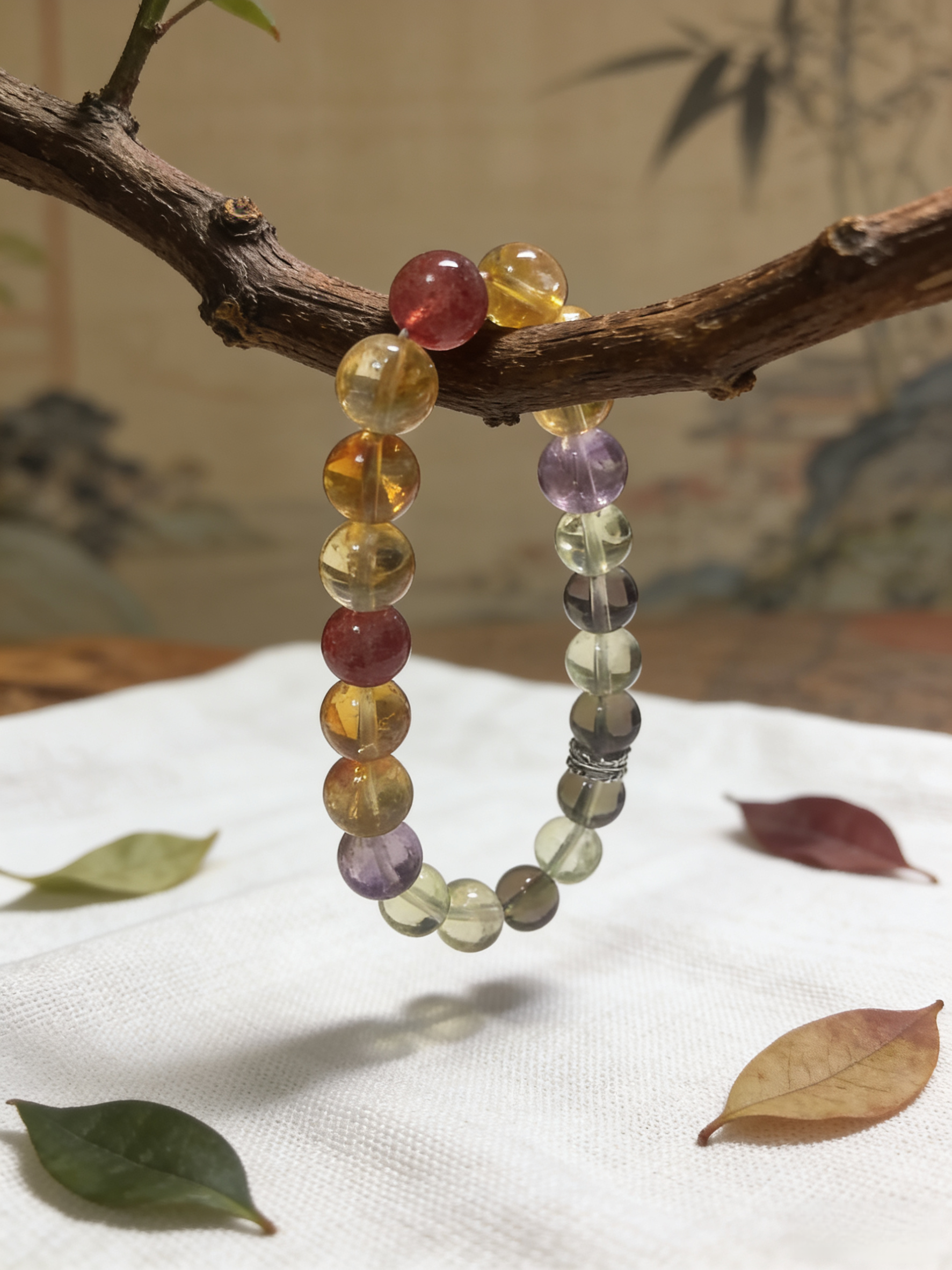 Zodiac Dog・Yin Earth Blessing-Gathering Crystal Bracelet - Exclusive to Loyal & Courageous Destiny for Auspiciousness and Blessing Gathering, Natural Crystal Bracelet