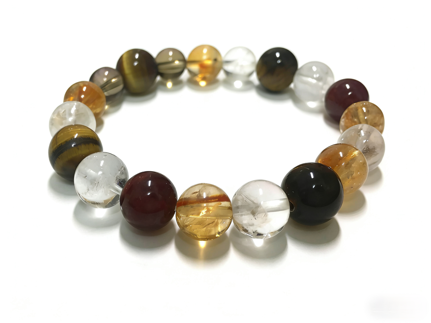 Zodiac Dragon・Yang Earth Fortune-Stabilizing Crystal Bracelet - Exclusive to Majestic Destiny for Blessing Gathering, Natural Crystal Bracelet