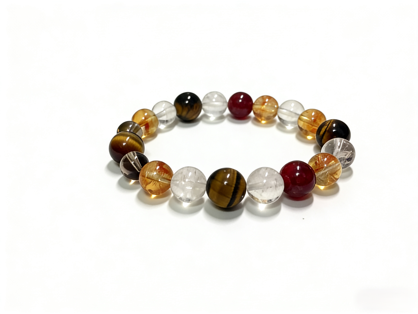 Zodiac Dragon・Yang Earth Fortune-Stabilizing Crystal Bracelet - Exclusive to Majestic Destiny for Blessing Gathering, Natural Crystal Bracelet