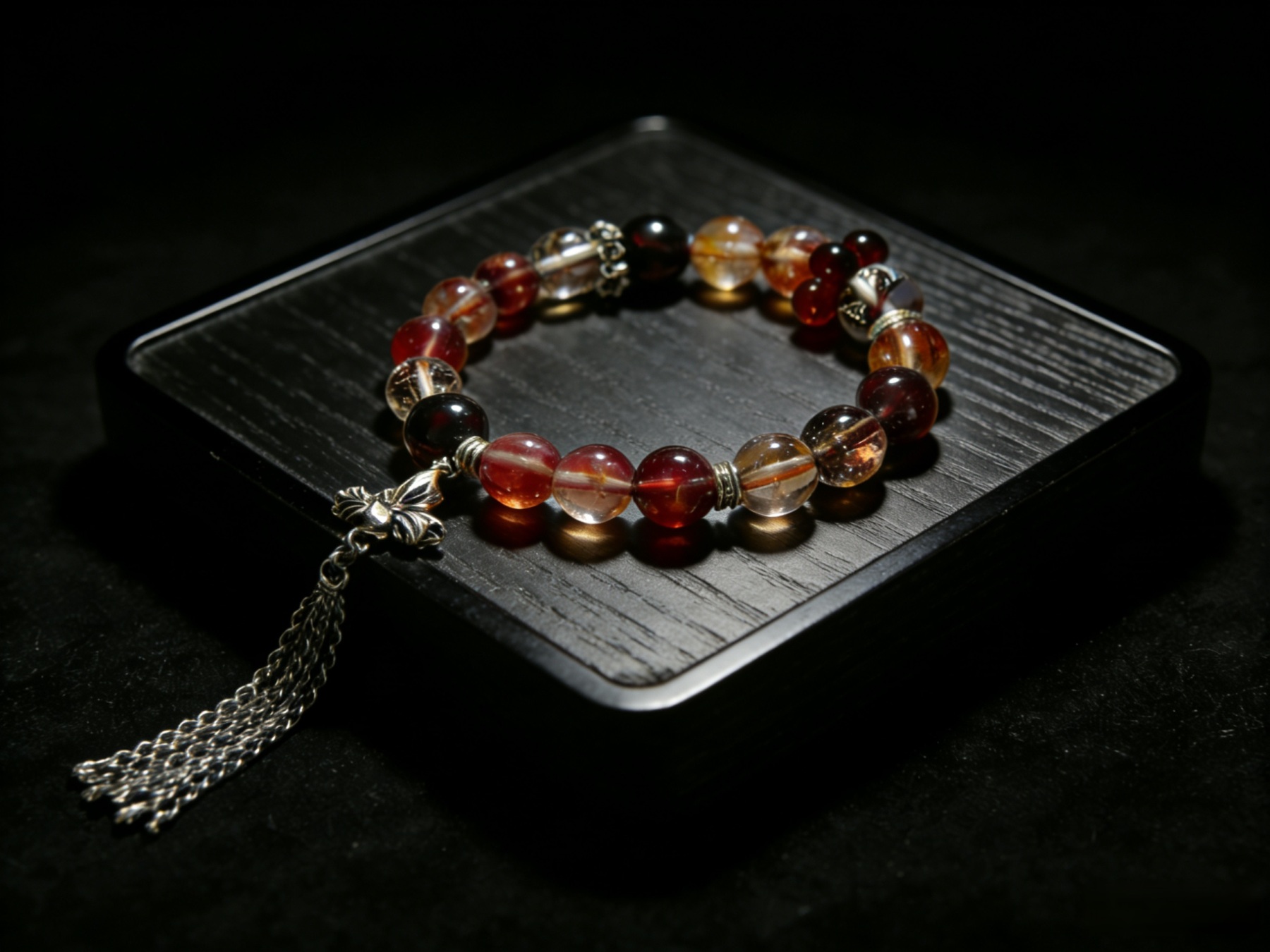 Five Elements Fire · Chi Yao Radiant Crystal Bracelet (Bright Blessing Style)