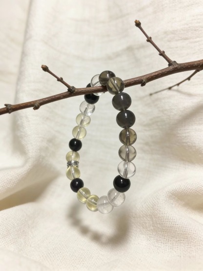 Zodiac Rooster・Golden Luck Auspicious-Starting Crystal String - Exclusive to Yang Metal Destiny for Progressive Wealth Generation, Natural Crystal Bracelet