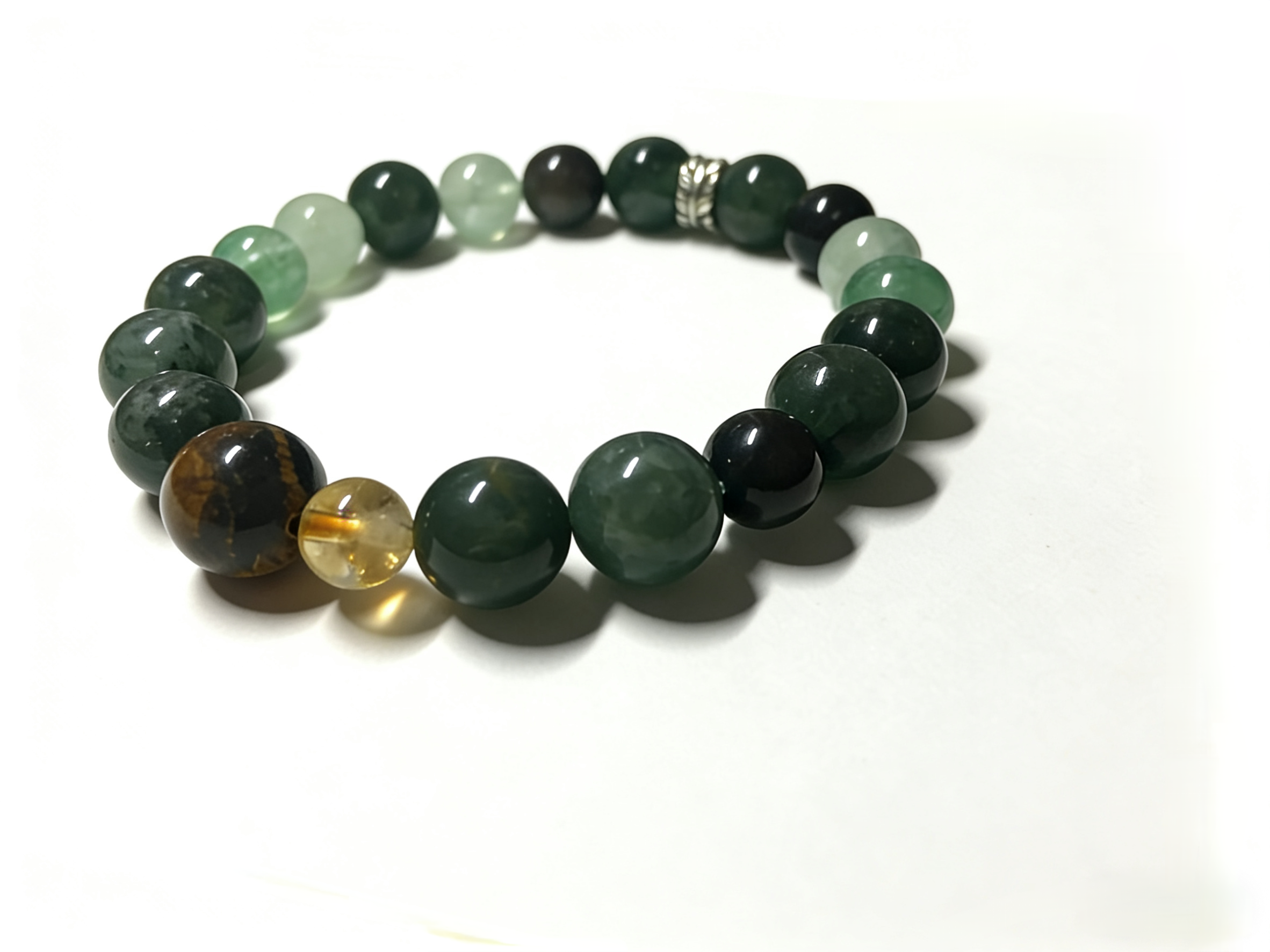Zodiac Tiger・Yang Wood Luck-Enhancing Crystal Bracelet - Exclusive to Courageous Destiny for Five Elements Energy Gathering, Natural Crystal Bracelet