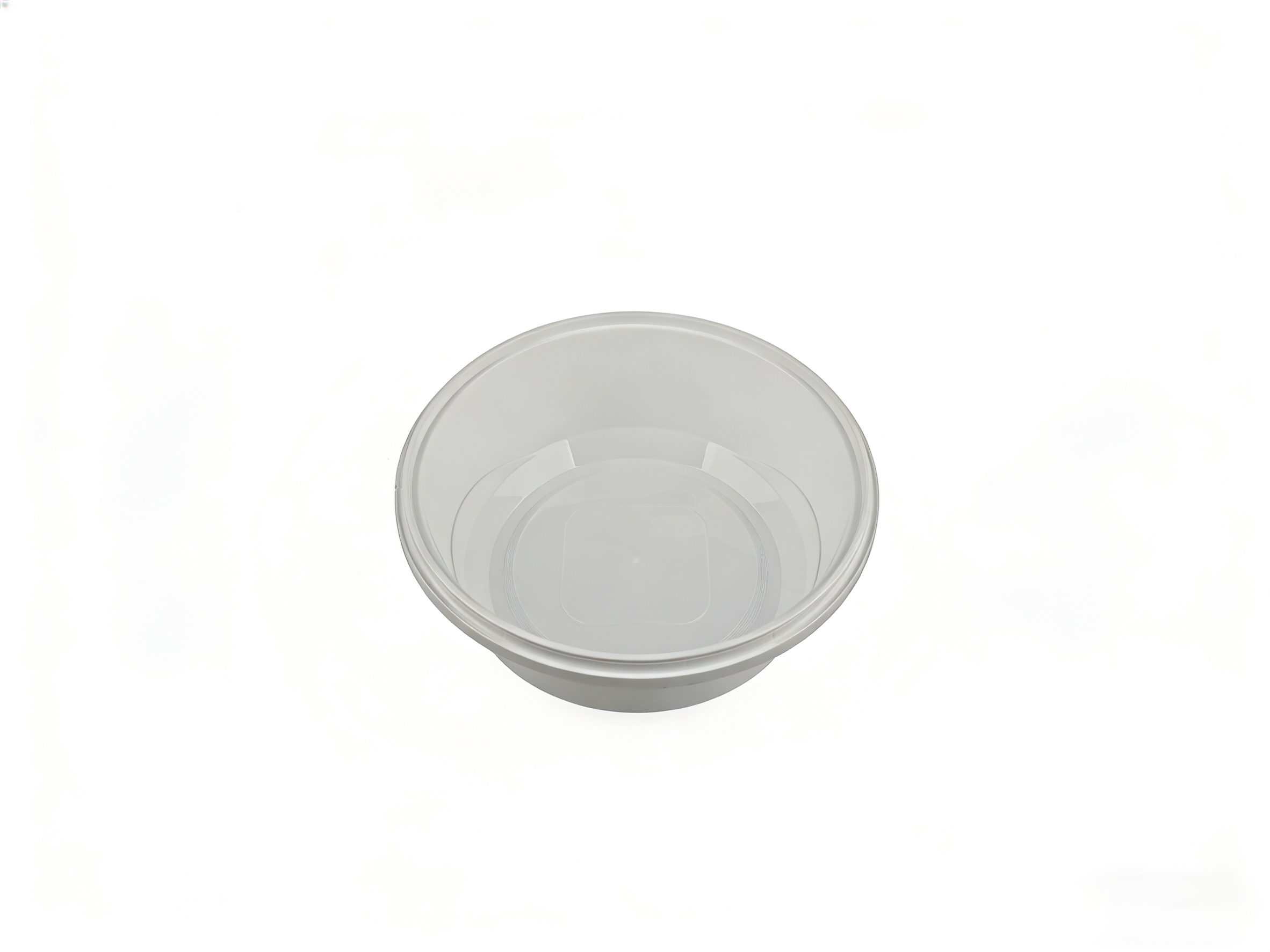 透明圆形 PP 打包盒（上径 25cm / 下径 17.4cm）| 耐热防漏 | 外卖餐饮适用