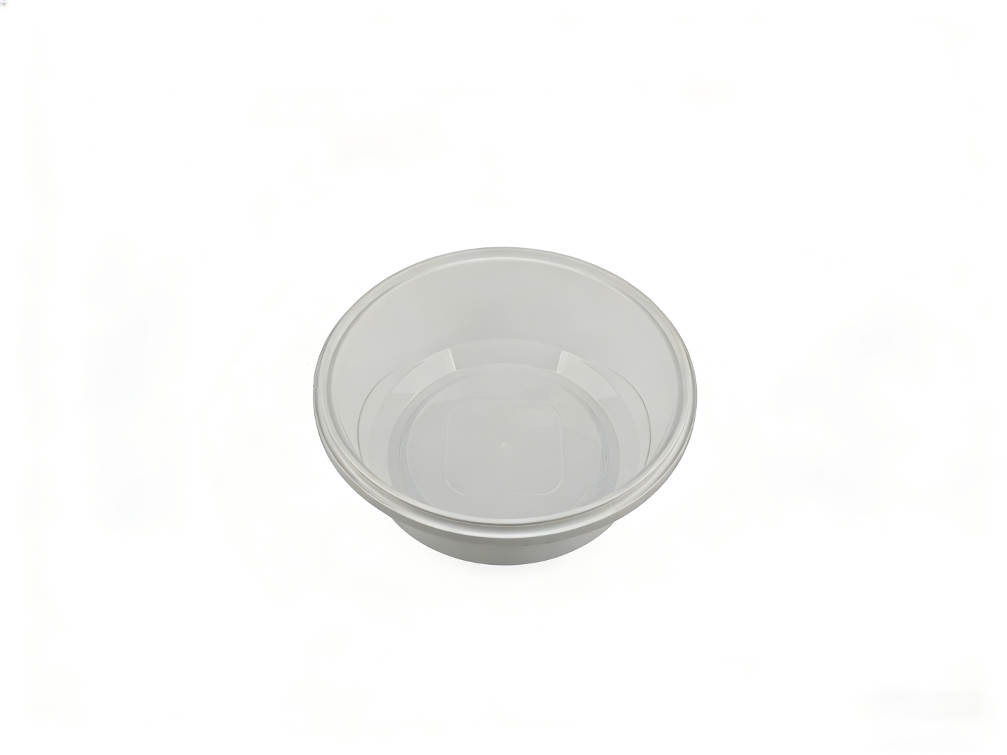 透明圆形 PP 打包盒（上径 25cm / 下径 17.4cm）| 耐热防漏 | 外卖餐饮适用