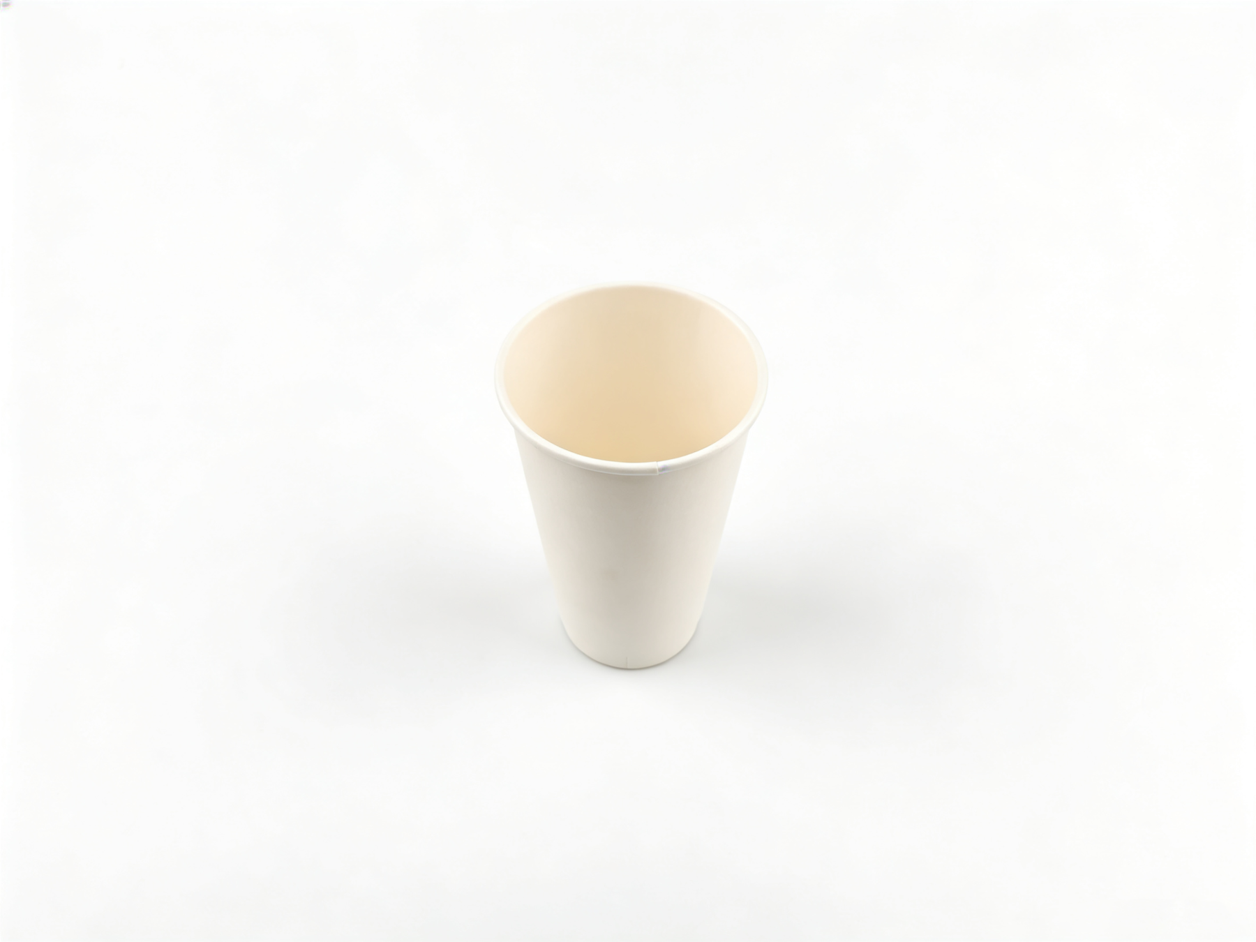 米白色 9×6×12.5cm 一次性纸杯 | 冷热饮通用 环保无异味 | 饮品外卖适用