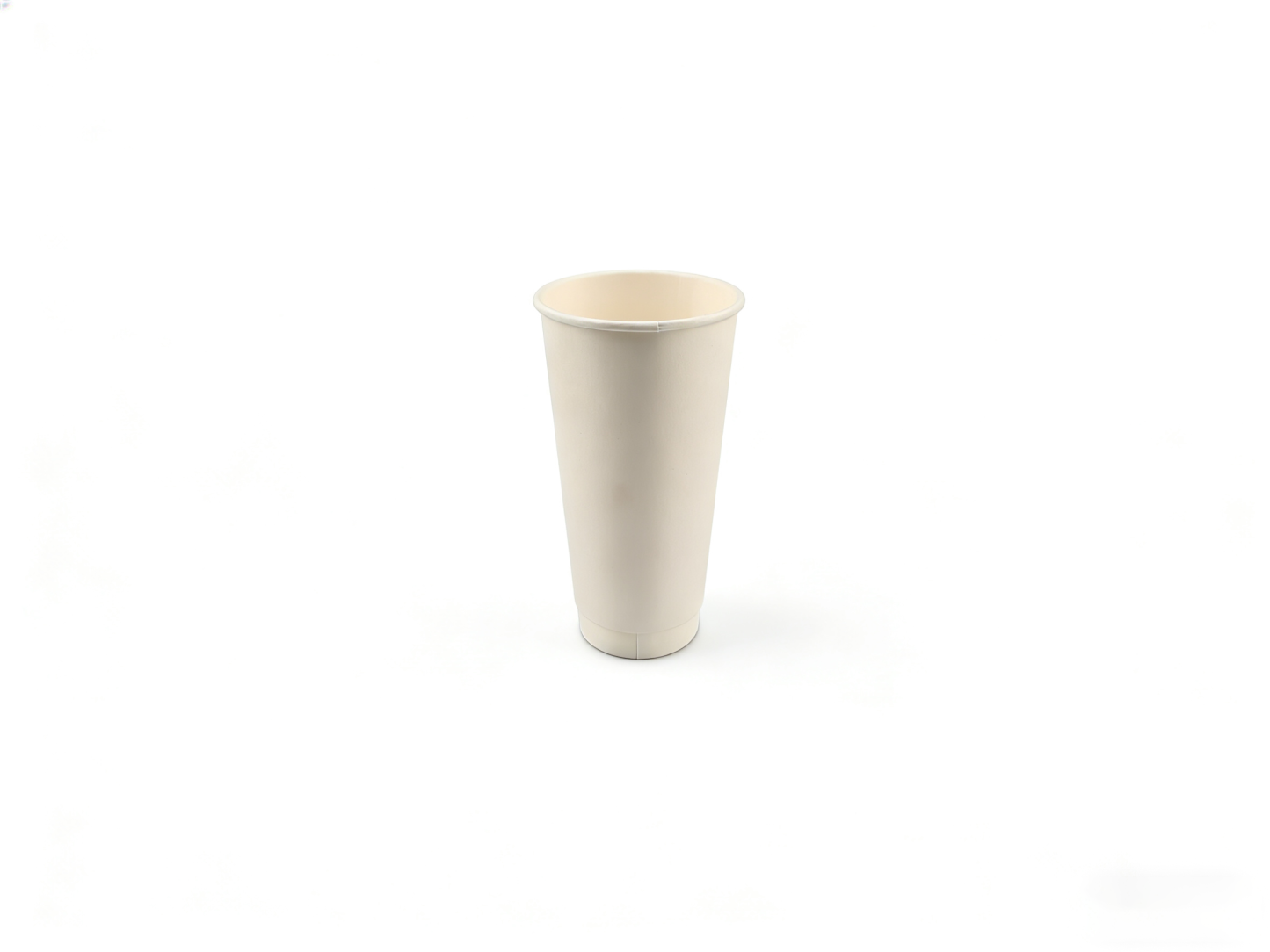 米白色 9×6×16cm 一次性纸杯 | 大容量冷热饮通用 环保无异味 | 饮品外卖适用