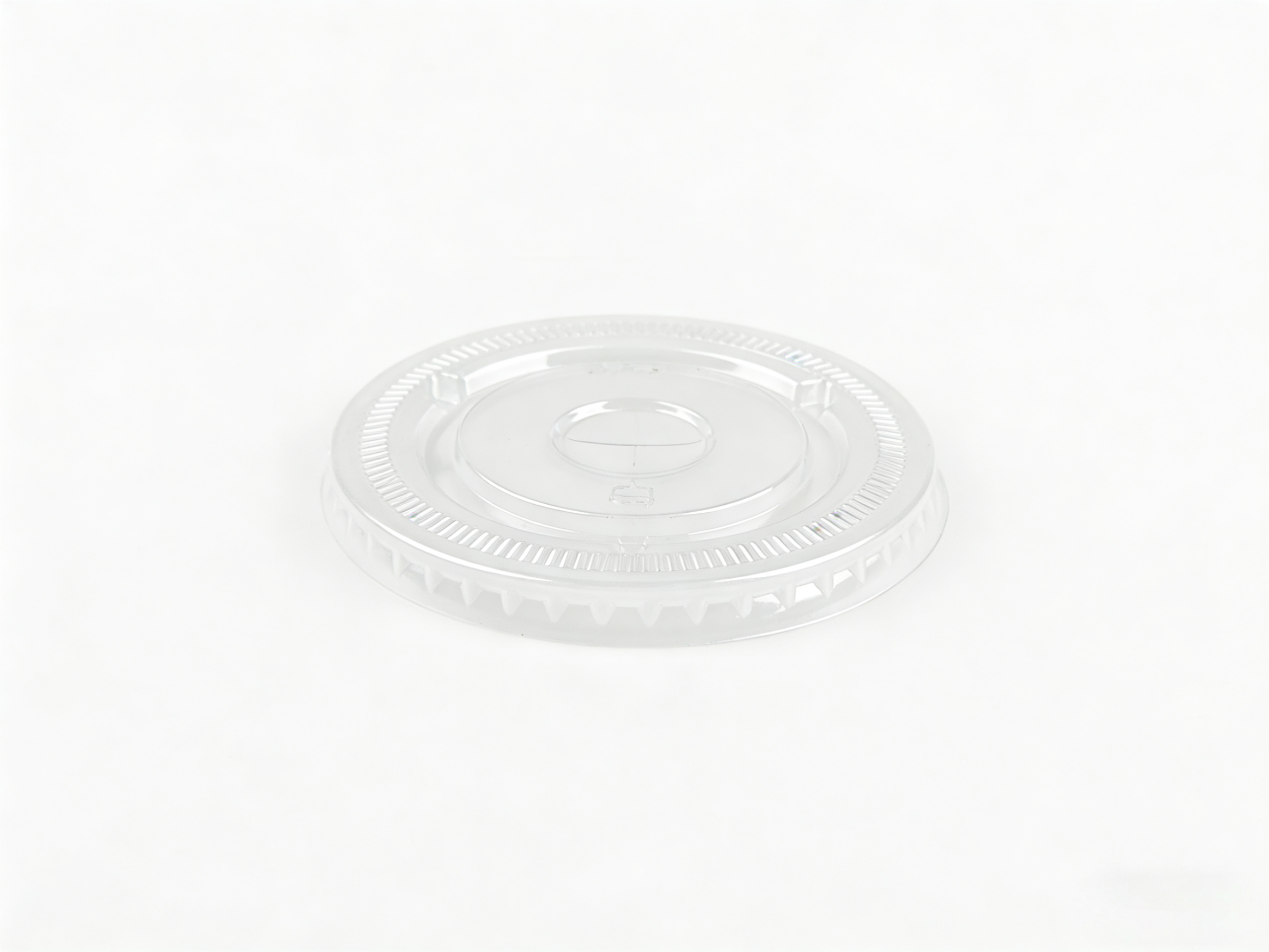透明 10cm 圆形 PP 杯盖 | 密封防漏 适配大口径圆杯 | 饮品外卖适用