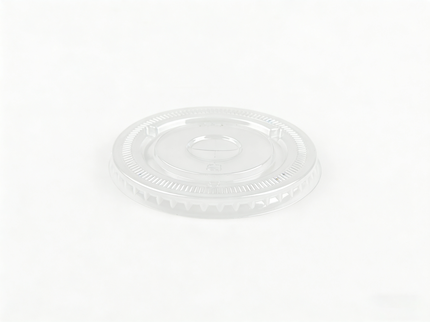 透明 10cm 圆形 PP 杯盖 | 密封防漏 适配大口径圆杯 | 饮品外卖适用