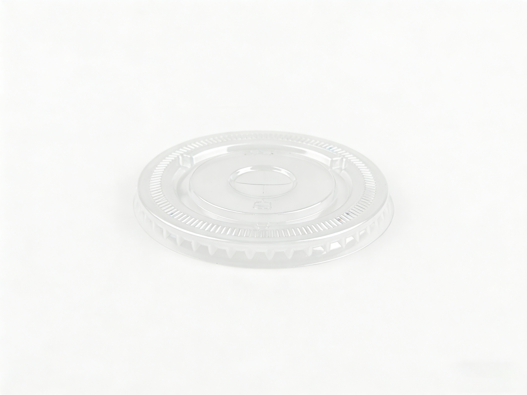 透明 10cm 圆形 PP 杯盖 | 密封防漏 适配大口径圆杯 | 饮品外卖适用