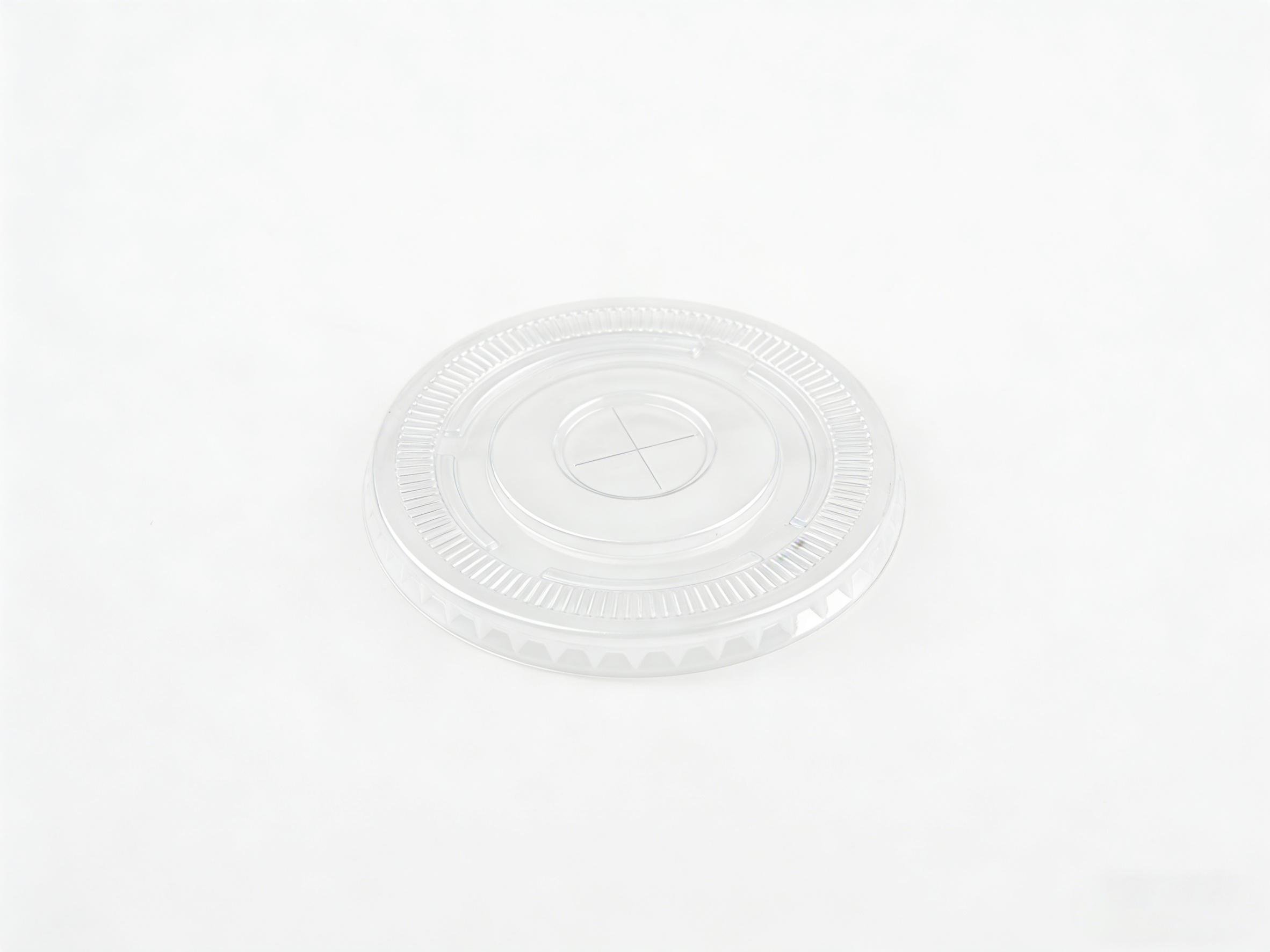 透明 9.5cm 圆形 PP 杯盖 | 密封防漏 适配中口径圆杯 | 饮品外卖适用