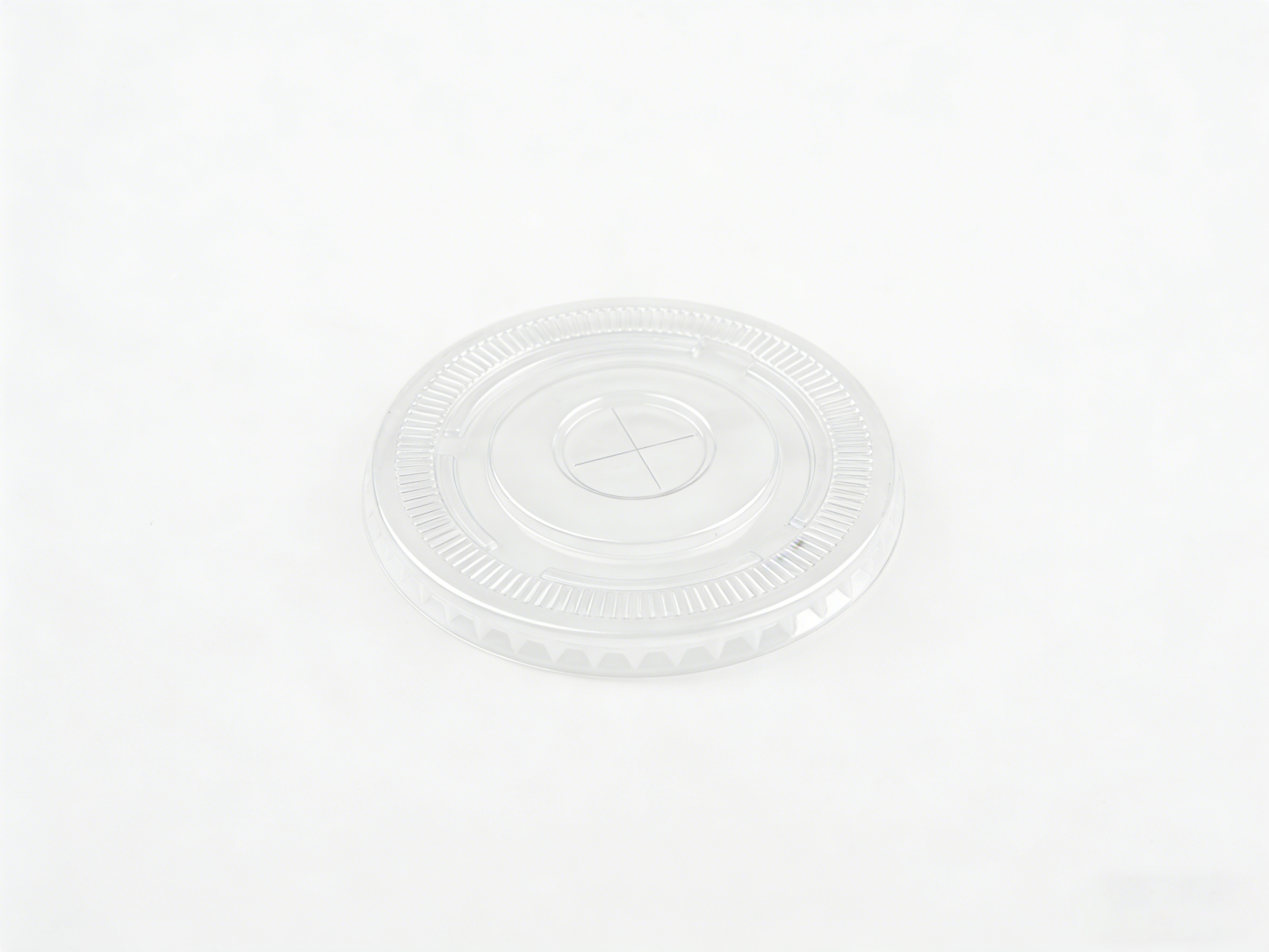 透明 9.5cm 圆形 PP 杯盖 | 密封防漏 适配中口径圆杯 | 饮品外卖适用