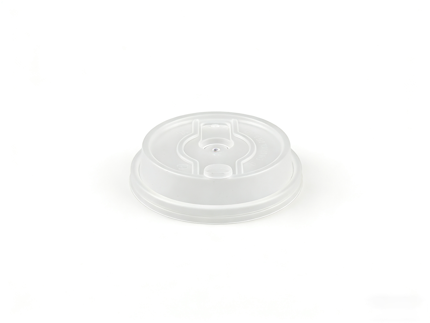 白色 9cm 圆形 PP 杯盖 | 密封防漏 适配中口径圆杯 | 饮品外卖适用