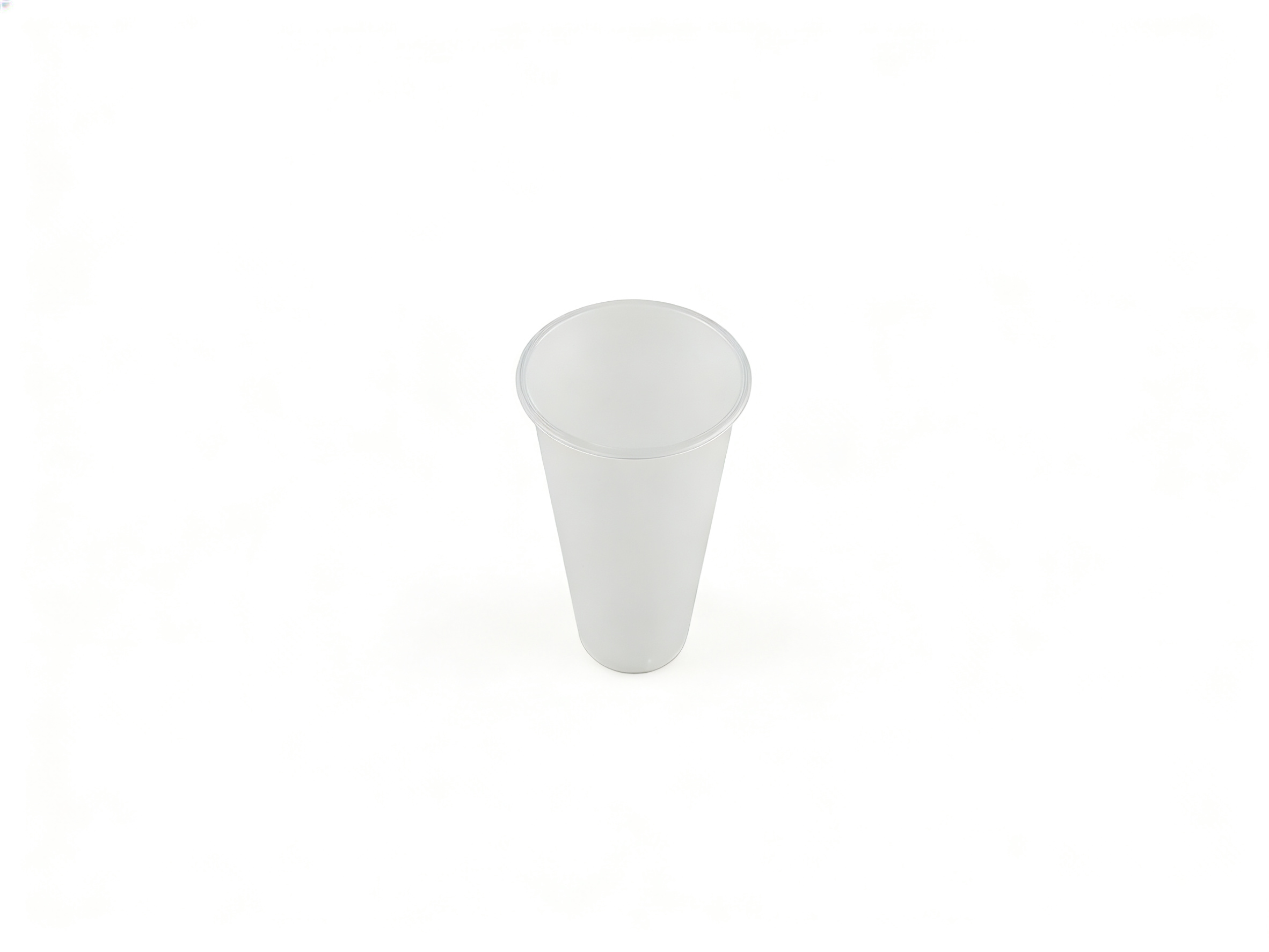 透明9×5.5×17.5cm 塑料圆杯 | 大容量饮品 / 汤品通用 防漏耐握 | 外卖打包适用