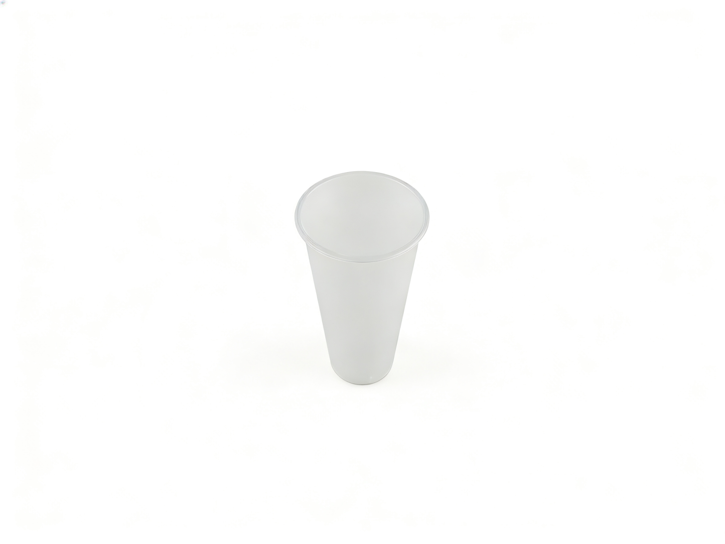 透明9×5.5×17.5cm 塑料圆杯 | 大容量饮品 / 汤品通用 防漏耐握 | 外卖打包适用