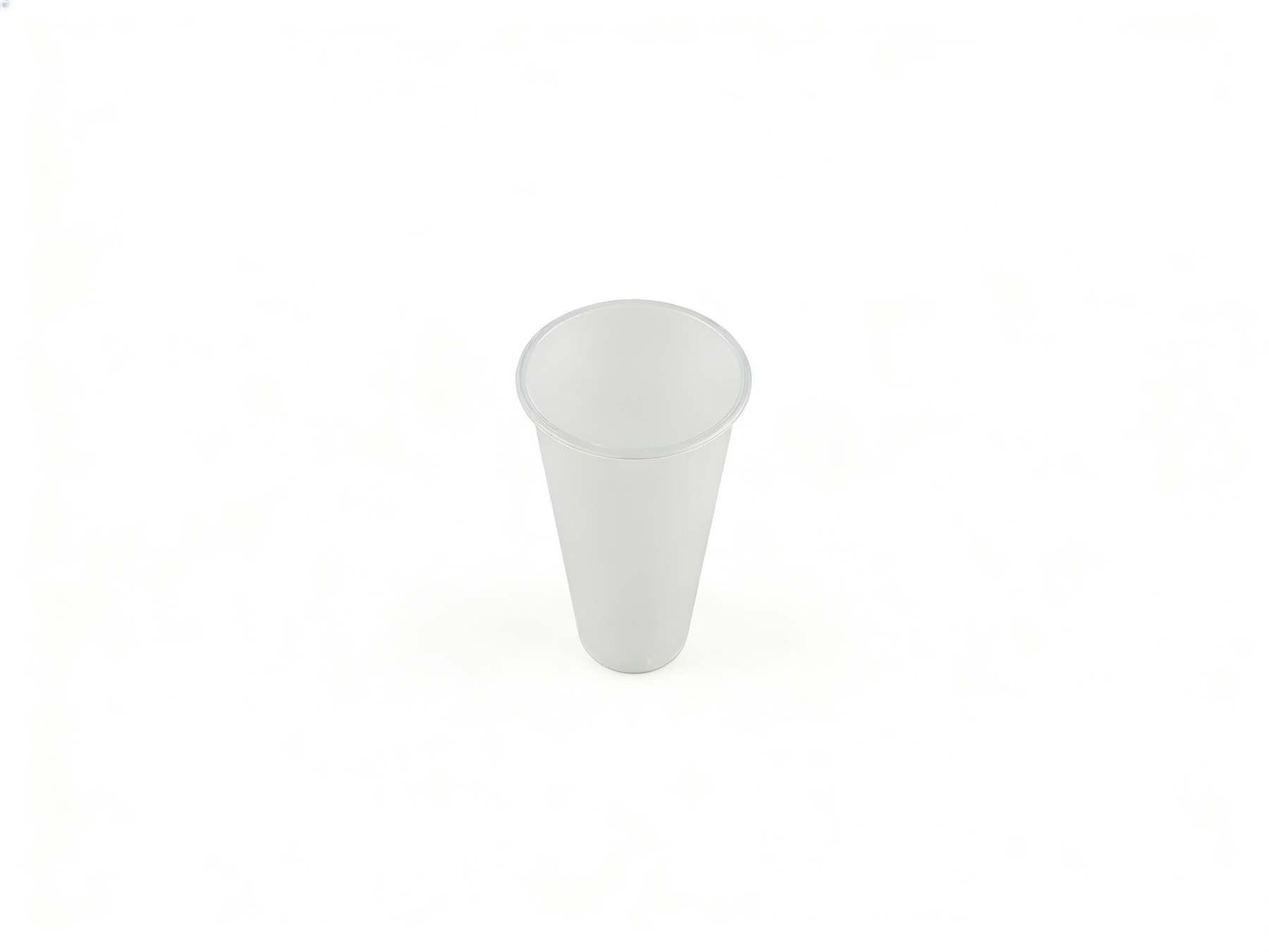 透明9×5.5×17.5cm 塑料圆杯 | 大容量饮品 / 汤品通用 防漏耐握 | 外卖打包适用