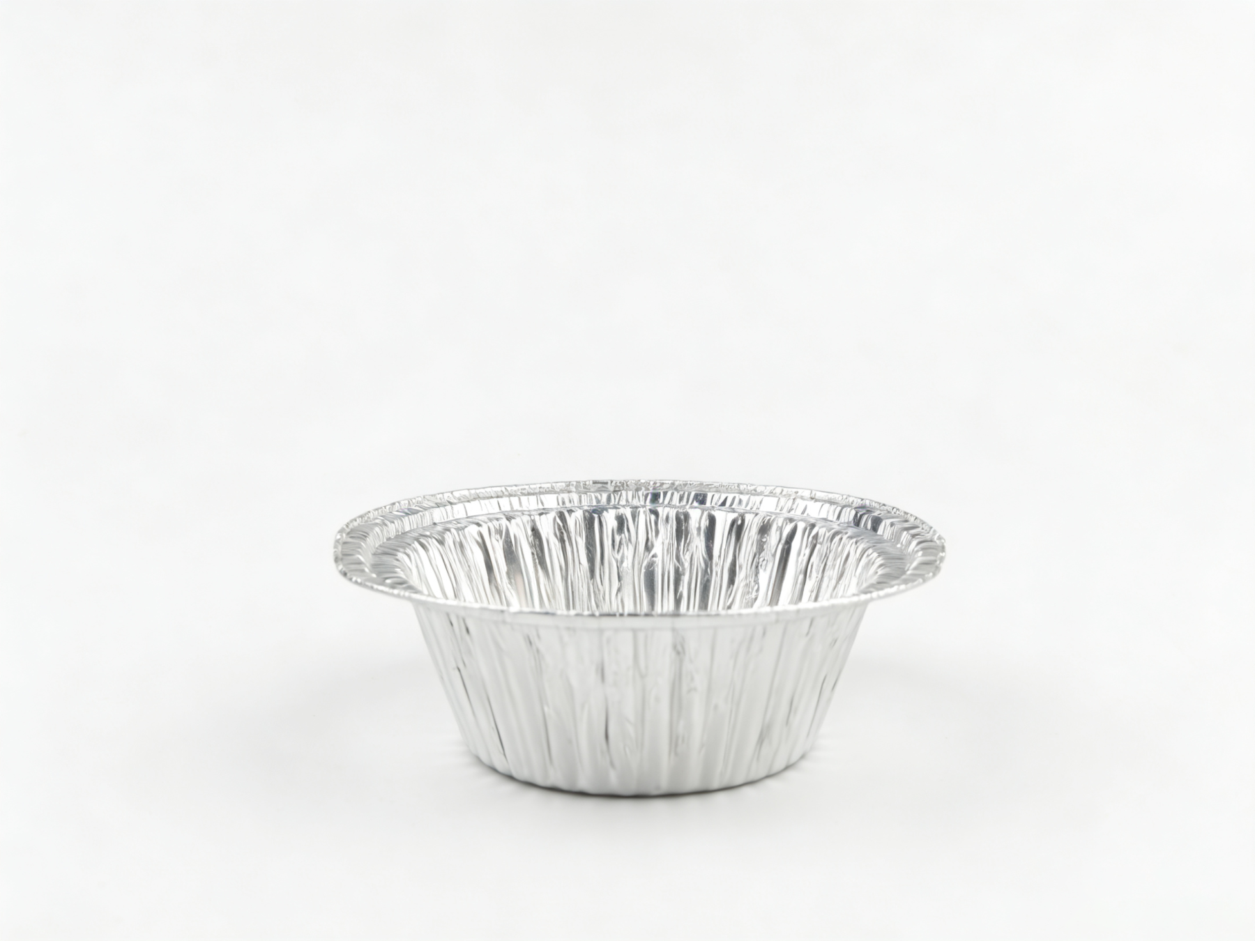 银色 18×10.5×6.5cm 铝箔圆碗 | 大容量餐食 / 汤品通用 耐热保温 | 外卖打包适用