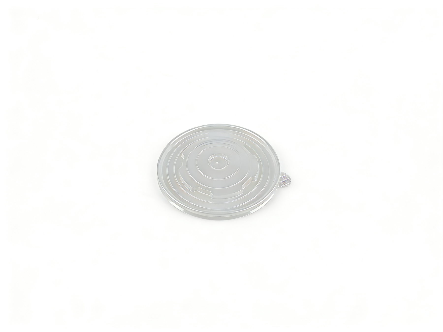 透明 15cm 圆形 PP 餐盒盖 | 密封防漏 适配圆碗餐盒 | 外卖餐食适用