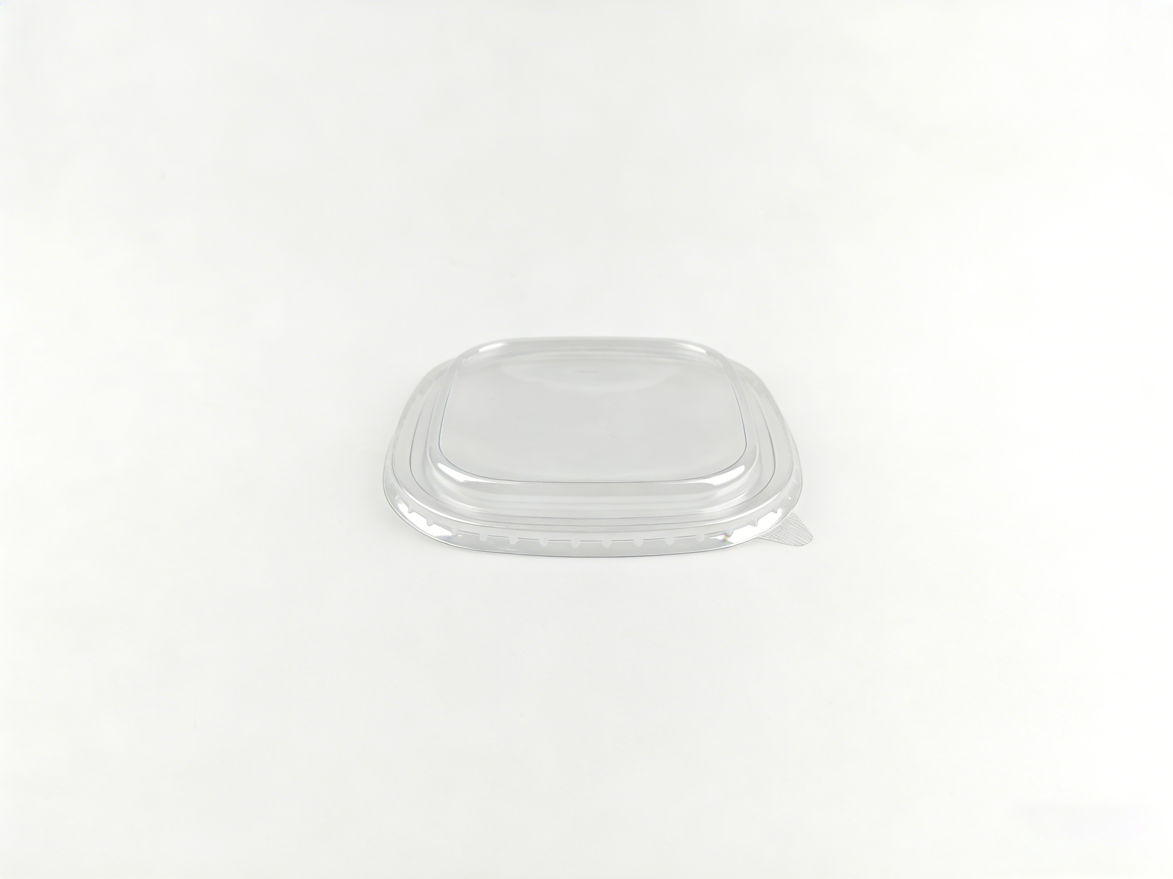 透明 18cm 正方形 PP 餐盒盖 | 密封防漏 适配方盒餐食 | 外卖打包适用