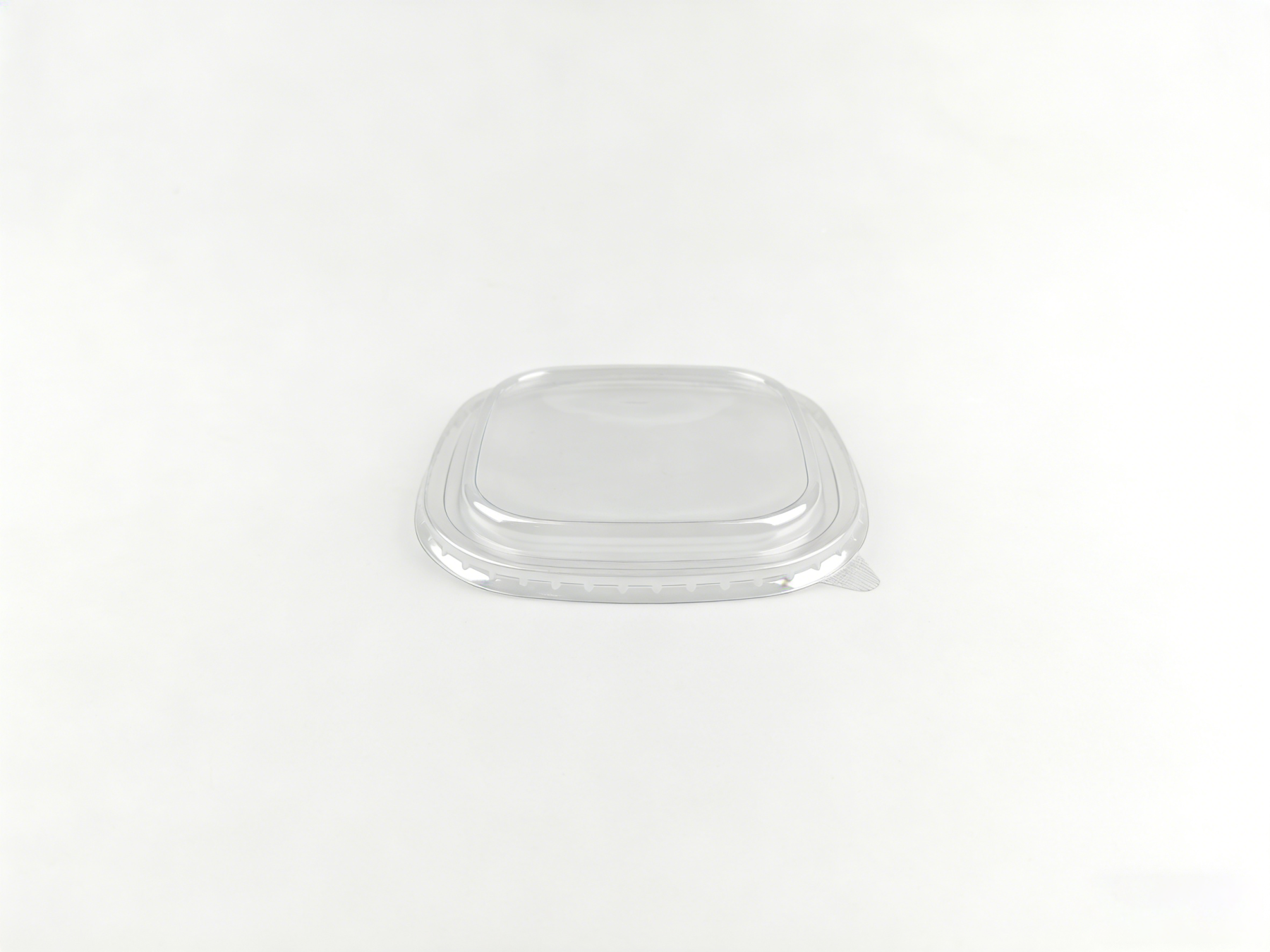 透明 18cm 正方形 PP 餐盒盖 | 密封防漏 适配方盒餐食 | 外卖打包适用