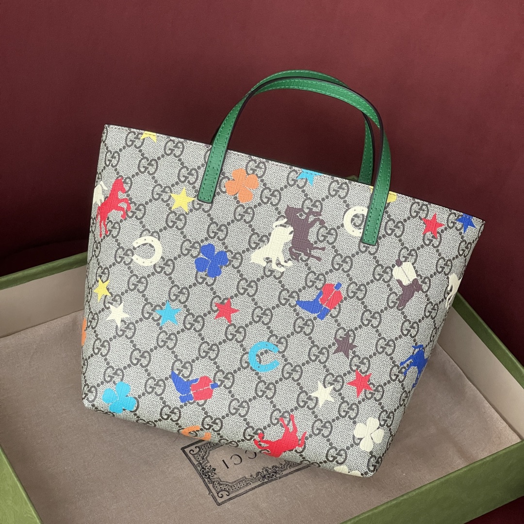 GG Tote儿童包 原厂皮 型号 410812 尺寸 21x20x10 这样实用的小可爱 真的很难抗拒 轻便 能装 百搭 P(农场最高版本)