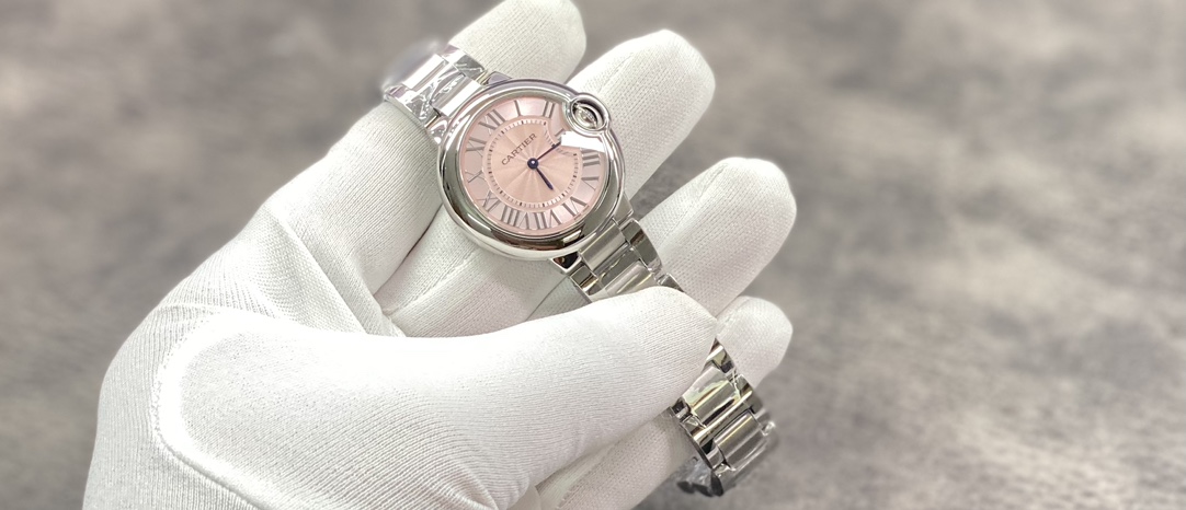 Cartier Ballon Bleu 33mm Quartz Ladies' Watch Sapphire Crystal Glass Swiss Quartz Movement