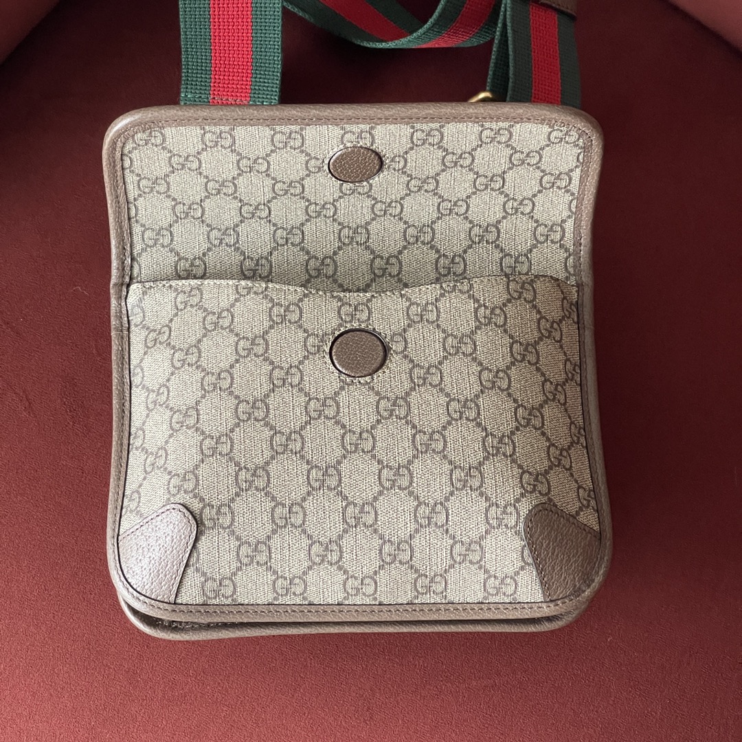 GG supreme 型号：501050🐯虎头腰包尺寸：22*16.5*4cm 原厂皮 古铜五金 最高版本全套最新绿色系列环保包装