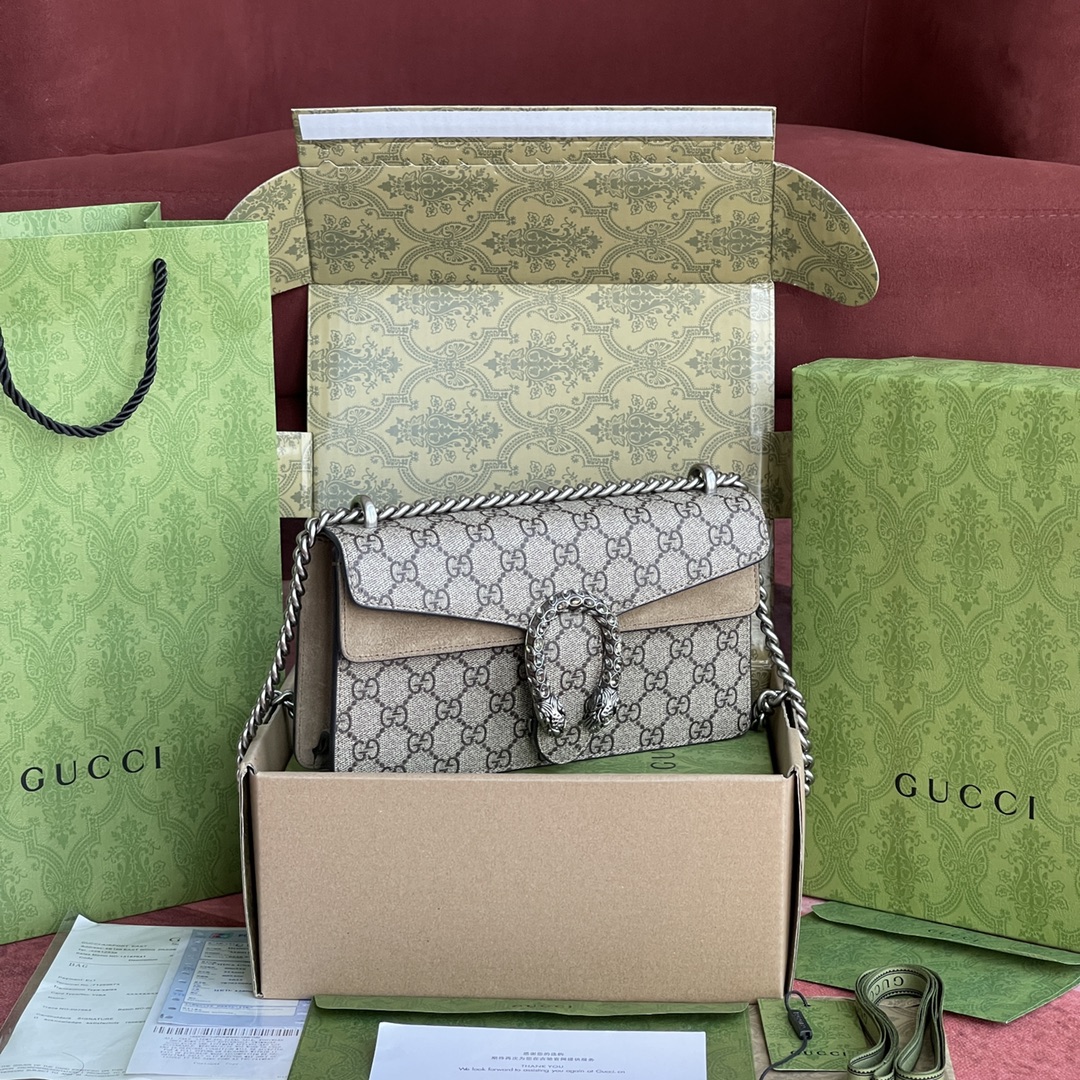 𝘿𝙞𝙤𝙣𝙮𝙨𝙪𝙨 𝙂𝙂酒神系列#499623# 正品皮  尺寸：25*15*8cm  全套最新绿色系列环保包装