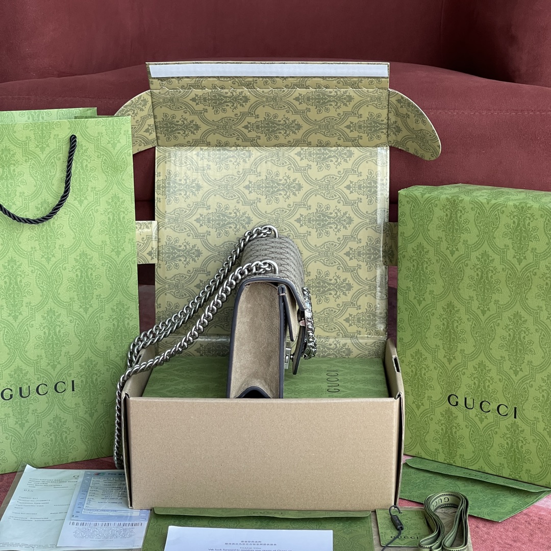 𝘿𝙞𝙤𝙣𝙮𝙨𝙪𝙨 𝙂𝙂酒神系列#499623# 正品皮  尺寸：25*15*8cm  全套最新绿色系列环保包装