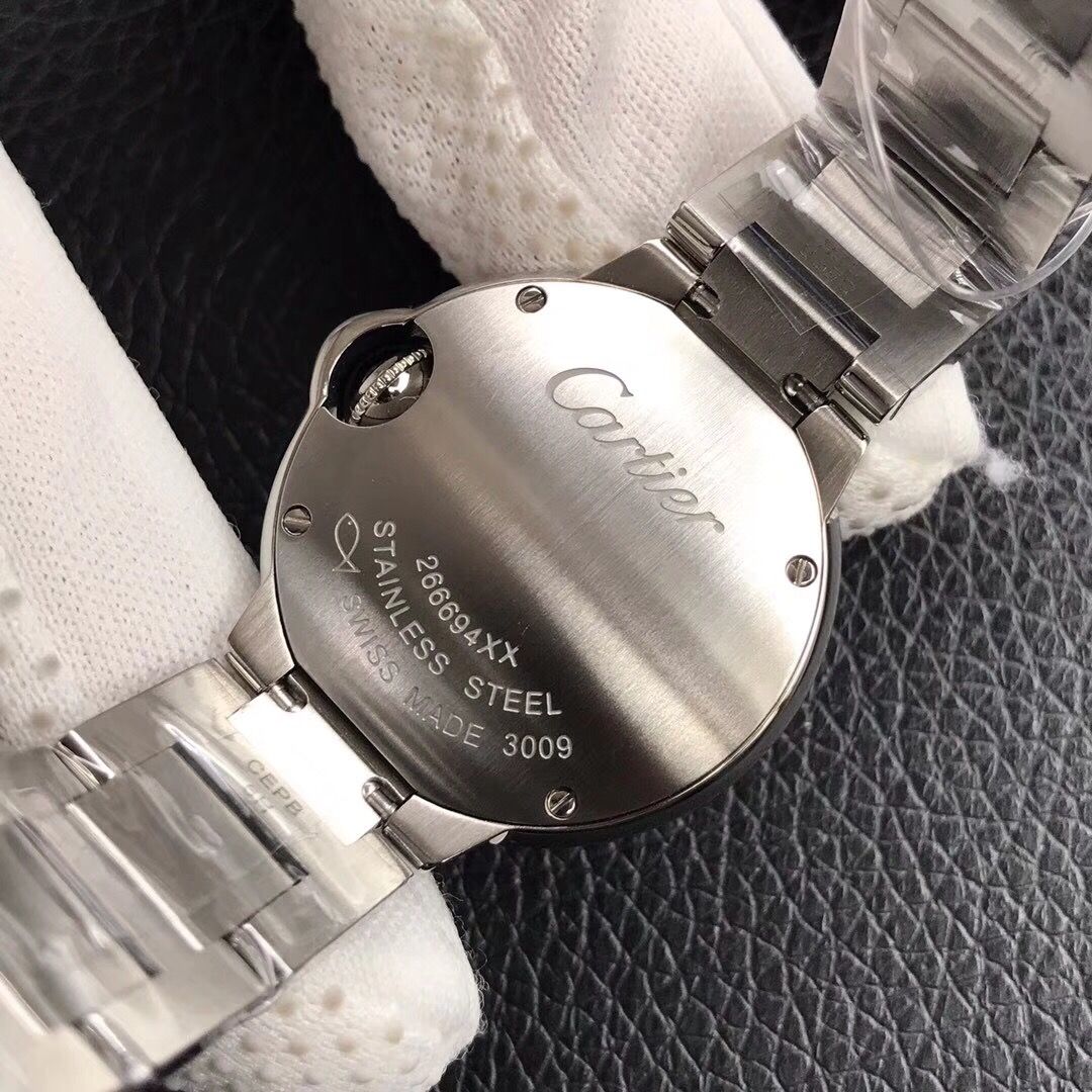 Cartier Ballon Bleu The most value-for-money ladies' watch Swiss Ronda quartz movement 28mm petite and dainty Quenched blue steel hands Crystal crown hand-polished