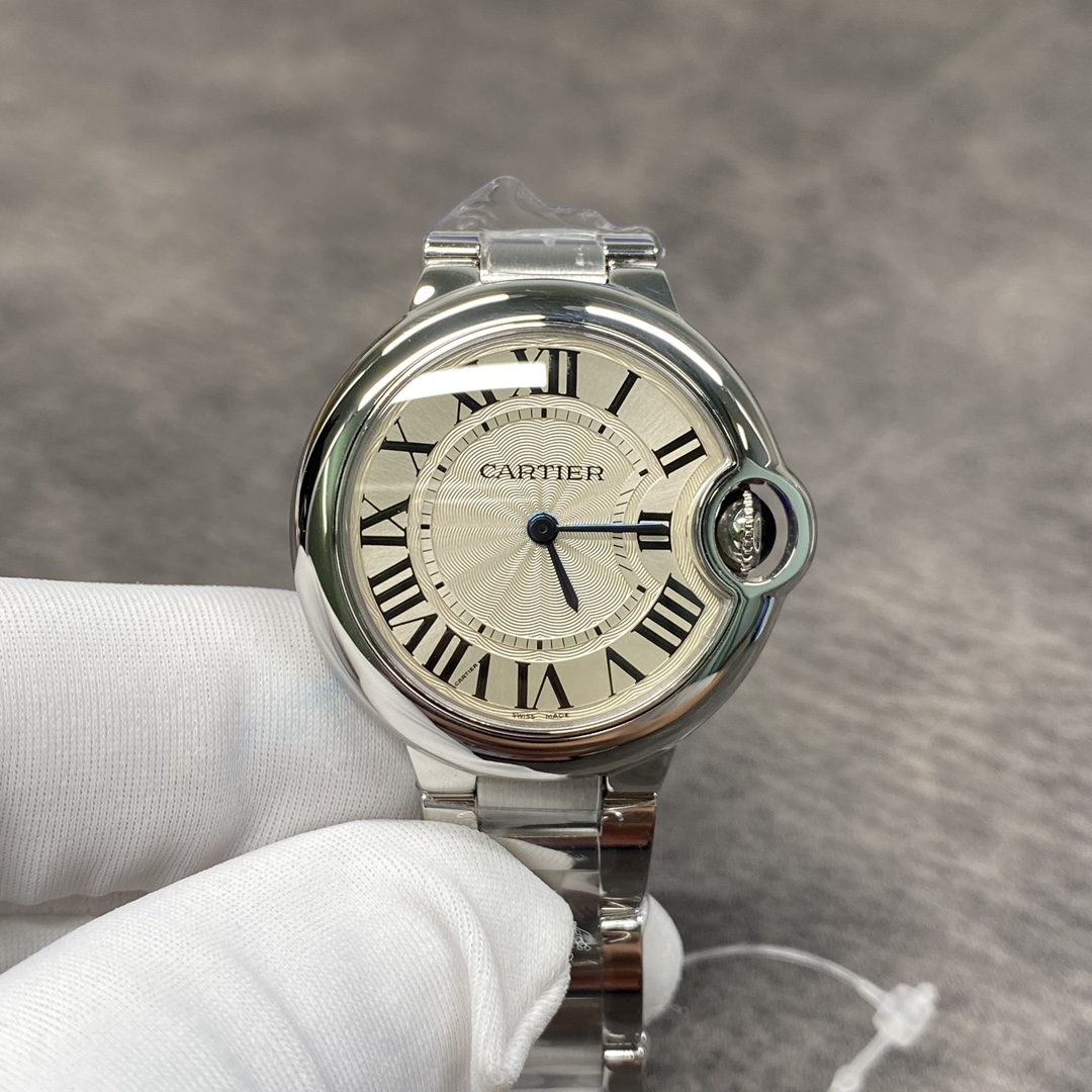 Cartier Ballon Bleu 33mm Ladies' Watch, 33mm case diameter 