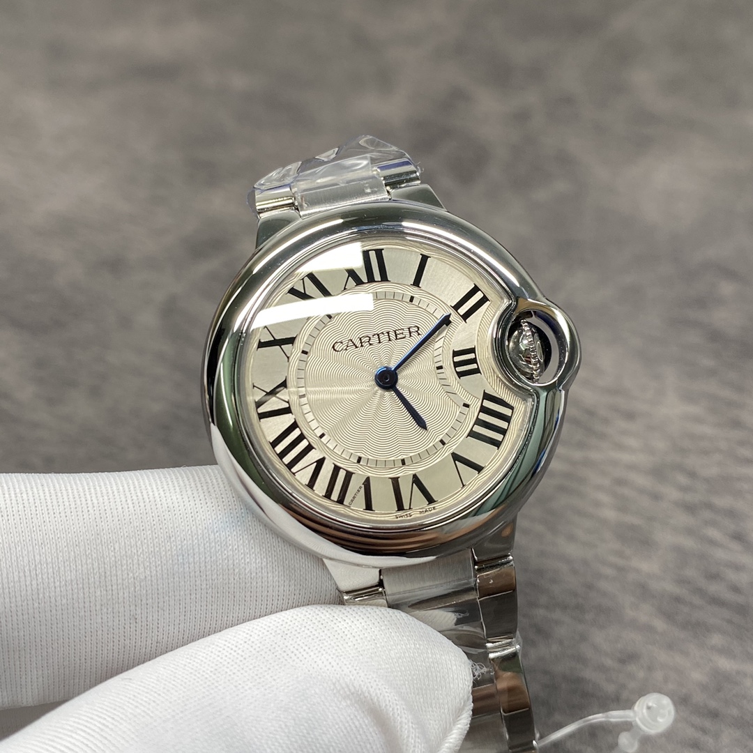 Cartier Ballon Bleu 33mm Ladies' Watch, 33mm case diameter 